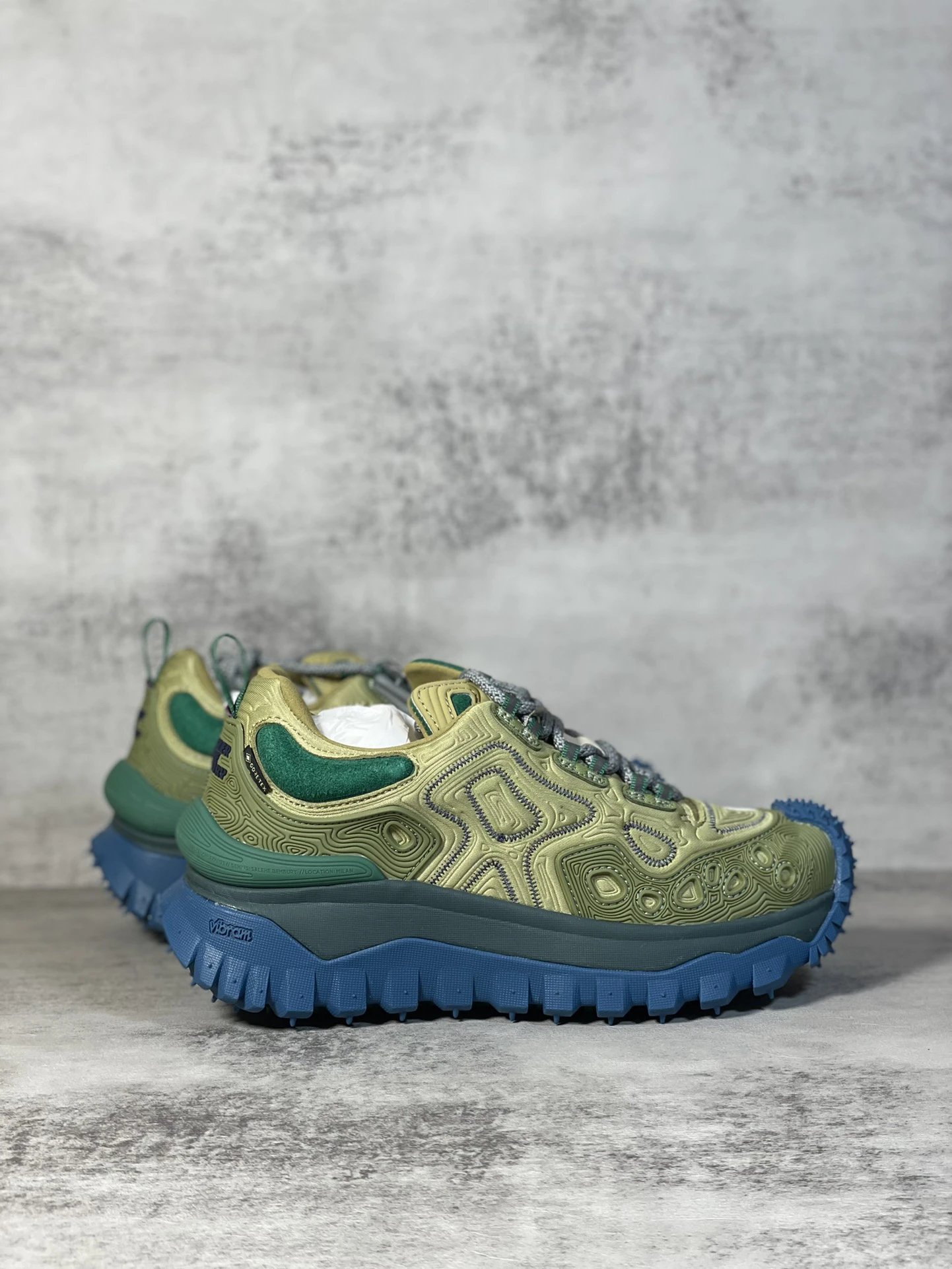 Moncler Trailgrip GTX Hiking Shoes Green - Gallery Image 7 - Detailed View