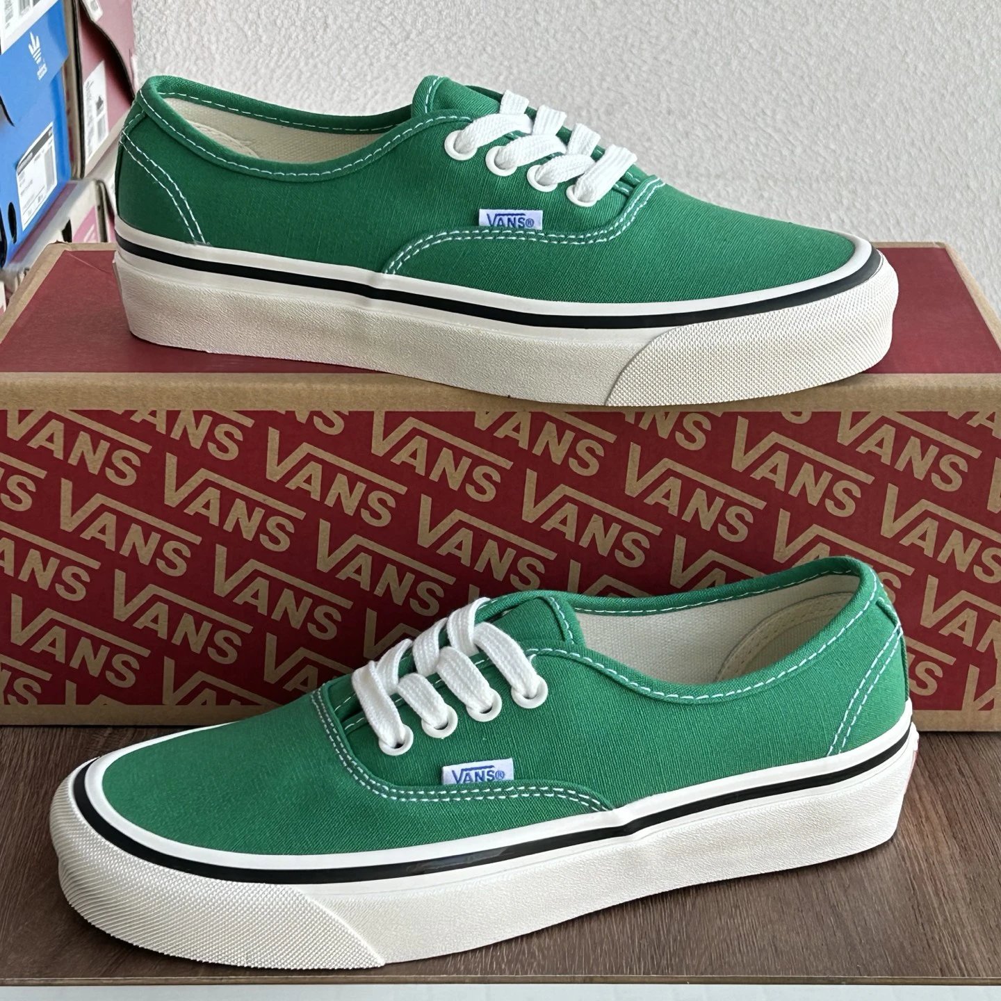 Low Top Canvas Skate Shoes Mist Green - Gallery Image 9 - Detailed View