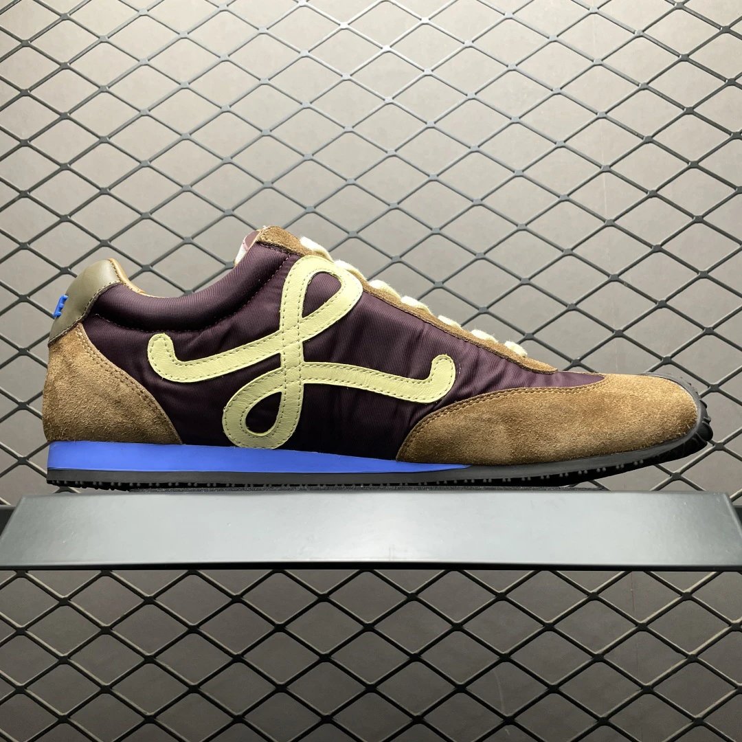 Loewe Ballet Runner Sneakers Brown - Gallery Image 3 - Detailed View