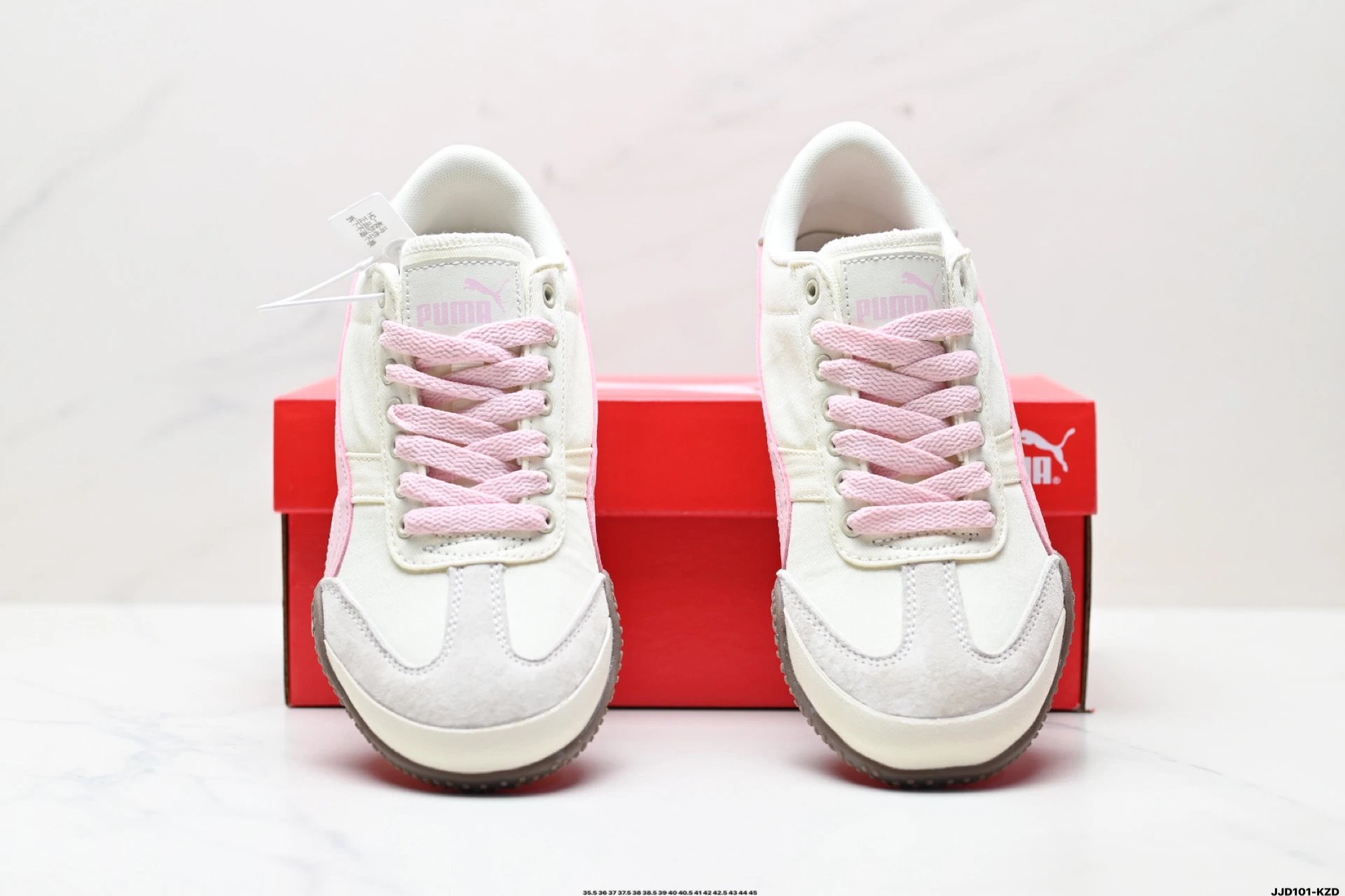 PUMA Bella UT Sneakers White Pink - Gallery Image 7 - Detailed View