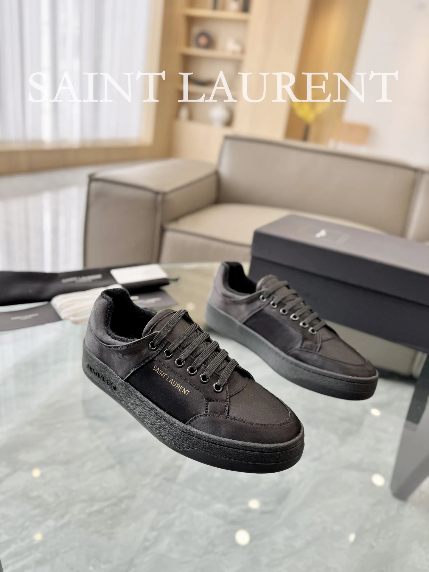 Saint Laurent Sneakers Black - High Quality Product Image - Cnfans