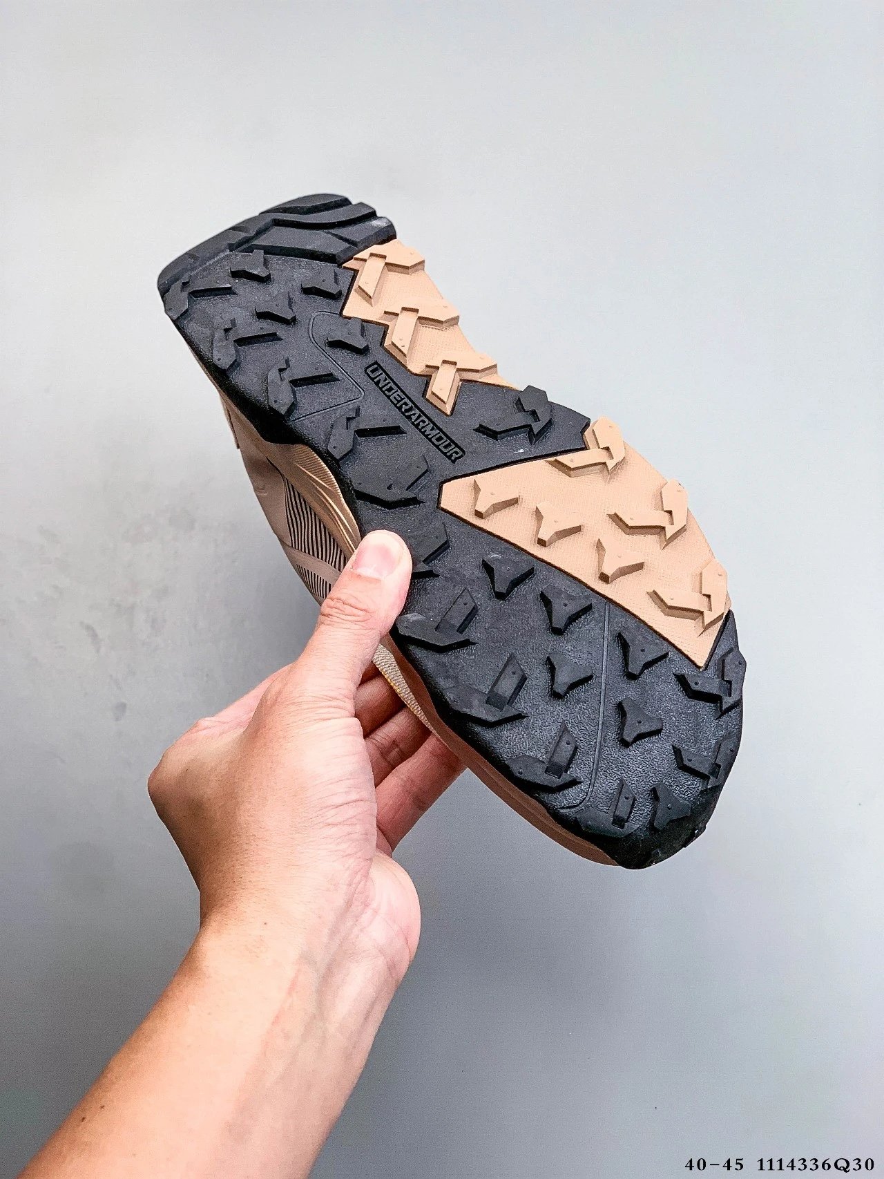 Trail Running Hiking Sneakers Anti-Slip Taupe - Gallery Image 5 - Detailed View