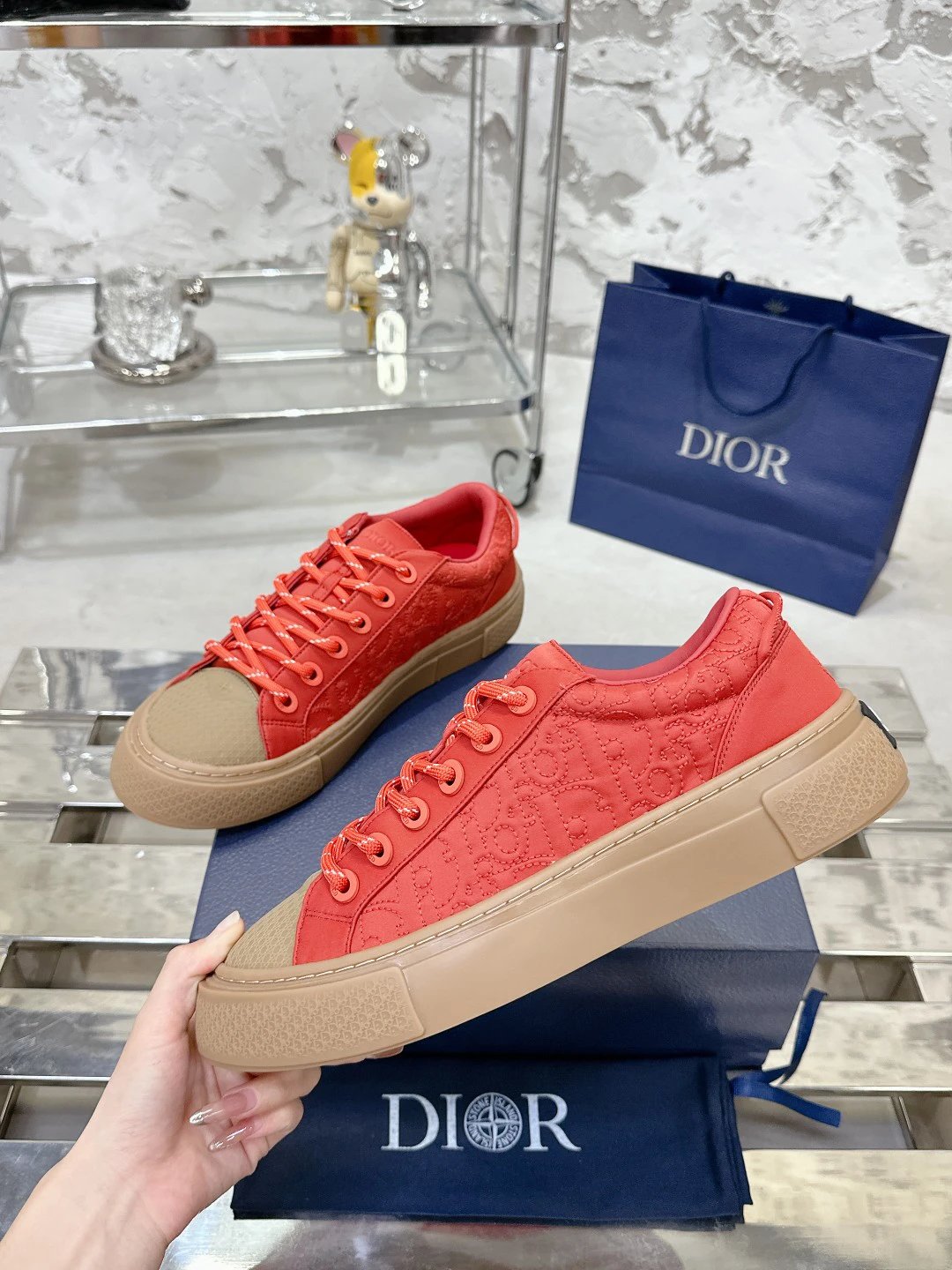 Canvas Sneakers Casual Modern Rust - Gallery Image 5 - Detailed View