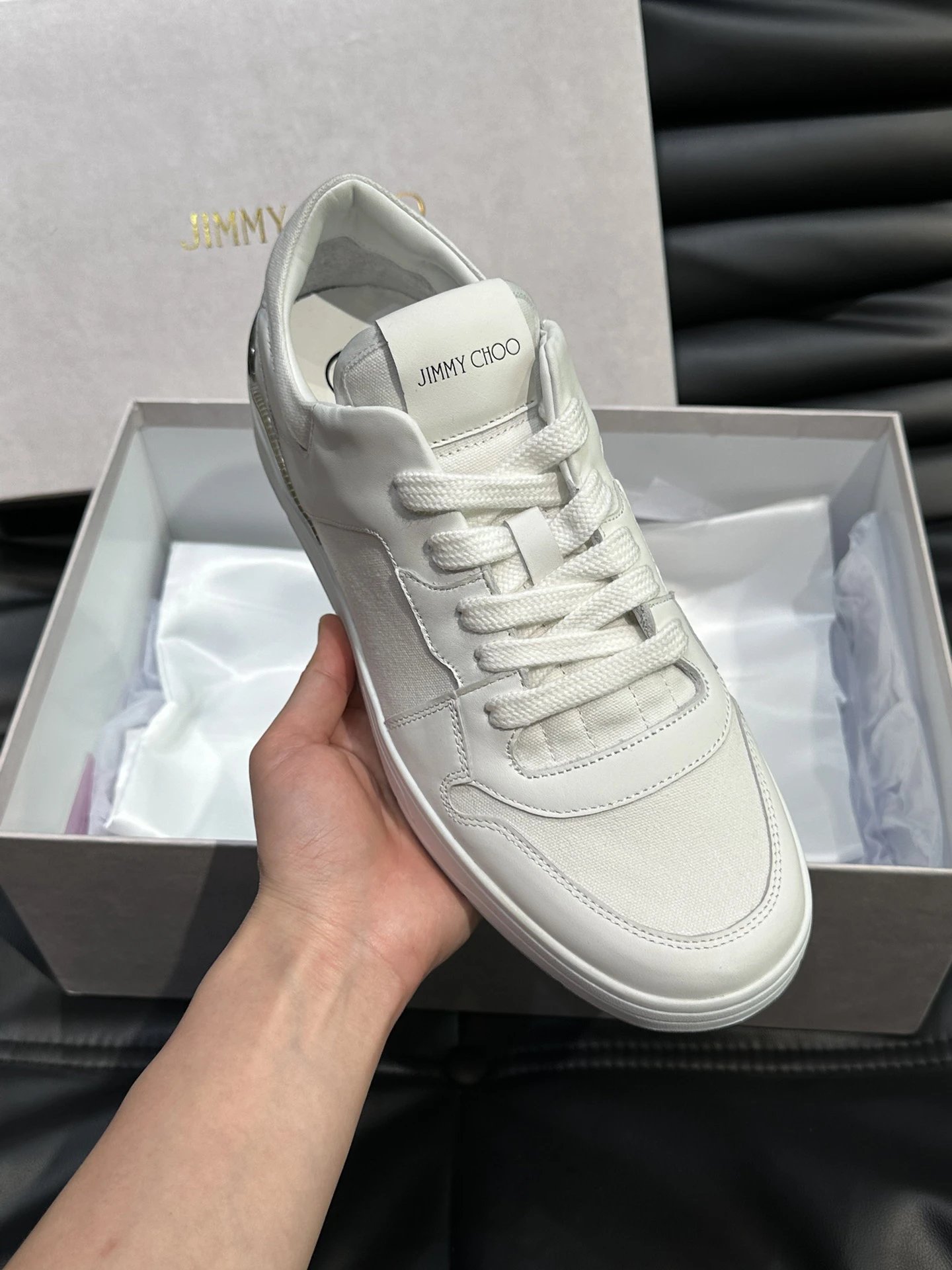 Jimmy Choo Diamond Light Sneakers Multicolor - Gallery Image 8 - Detailed View