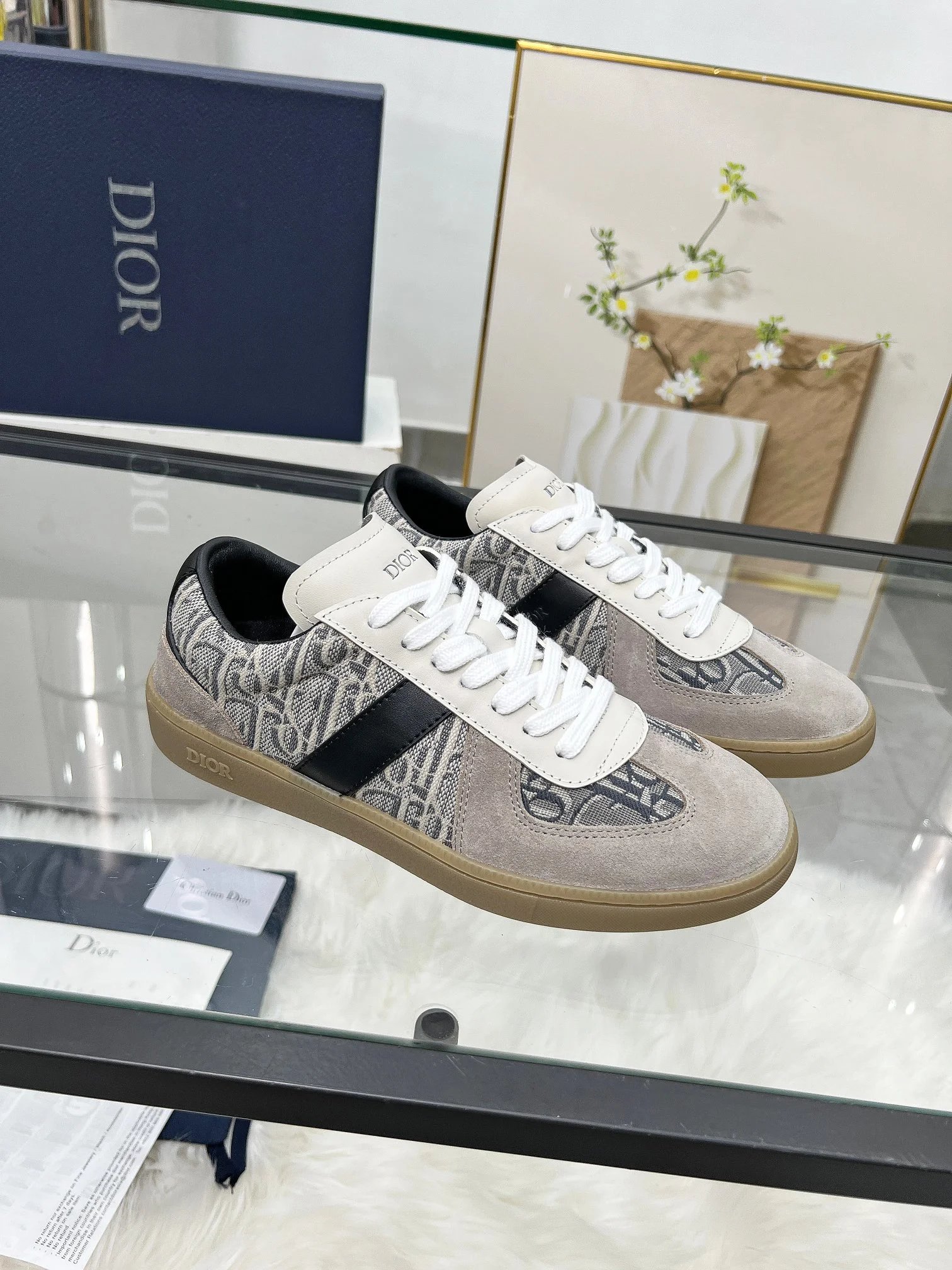 Dior B01 Sneakers Gray - High Quality Product Image - Cnfans