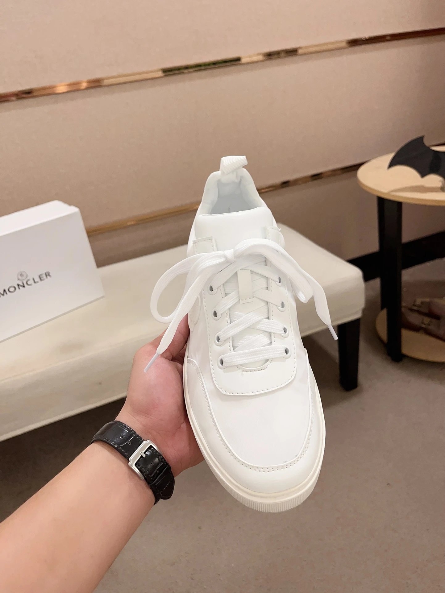 Moncler Lunarove Sneakers White - Gallery Image 2 - Detailed View