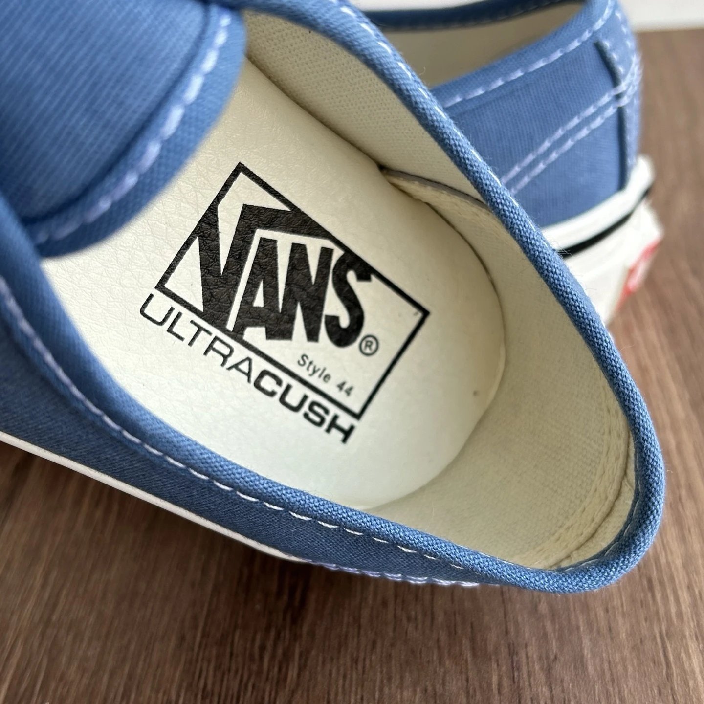 Authentic Low Canvas Sneakers Navy Blue - Gallery Image 4 - Detailed View