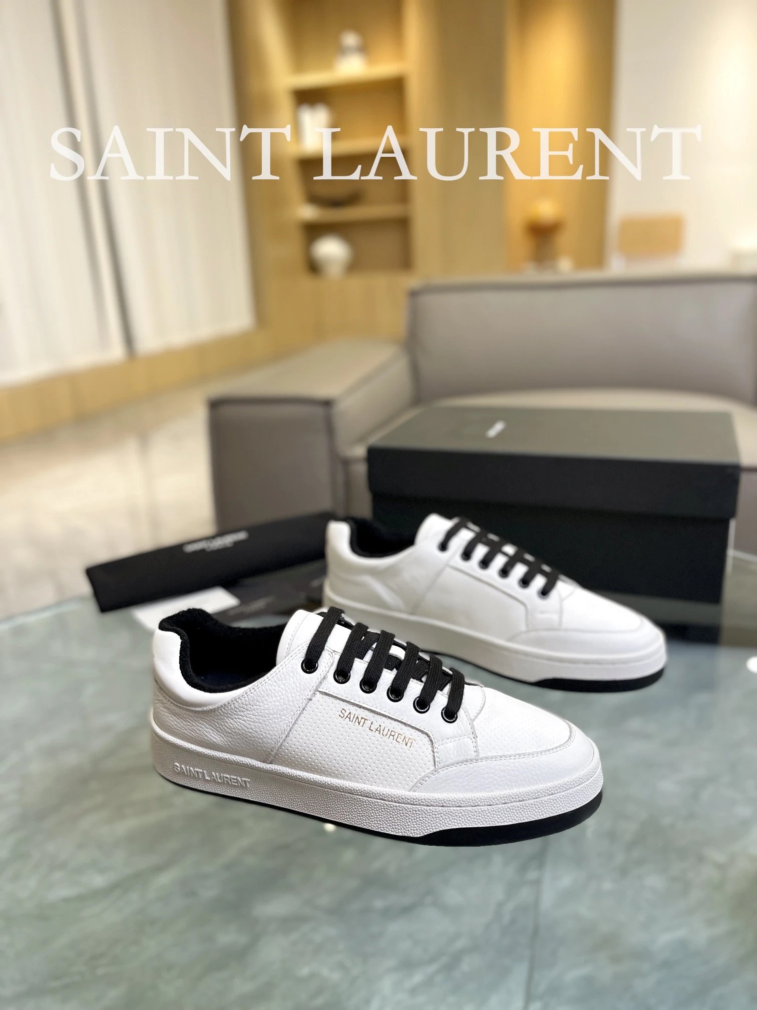 Saint Laurent Sneakers White - High Quality Product Image - Cnfans