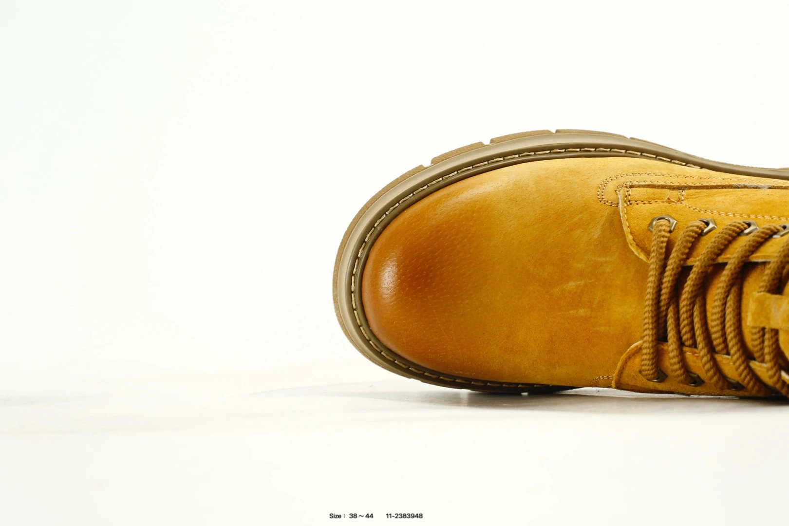 Outdoor High Boots Leather Goldenrod - Gallery Image 5 - Detailed View