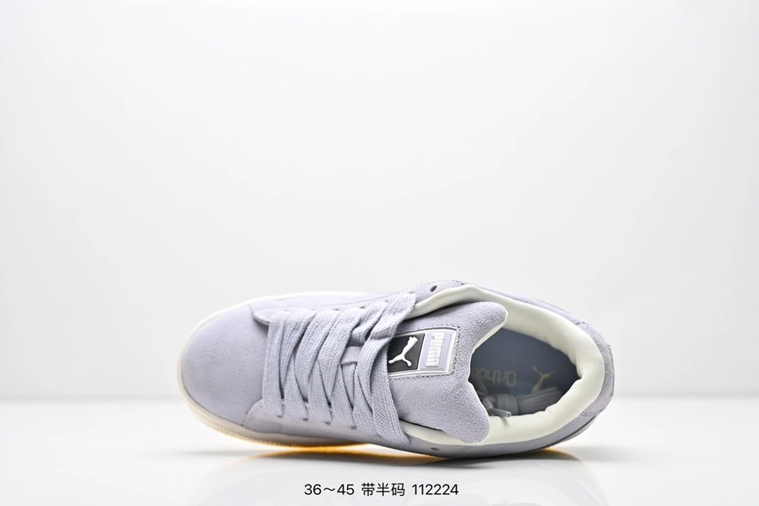 PUMA Suede Sneakers Beige White - Gallery Image 4 - Detailed View