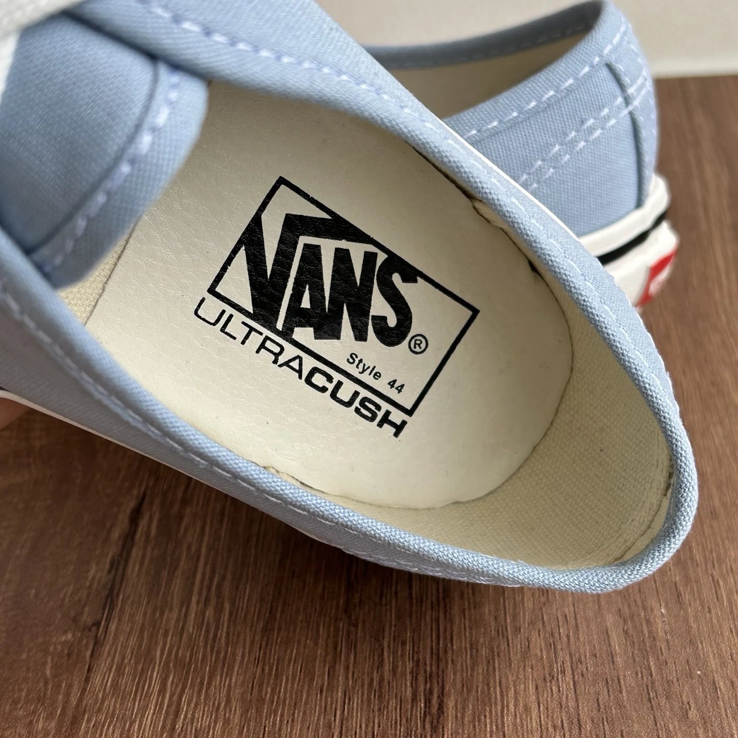 Authentic Canvas Low Skate Shoes Sky Blue - Gallery Image 4 - Detailed View