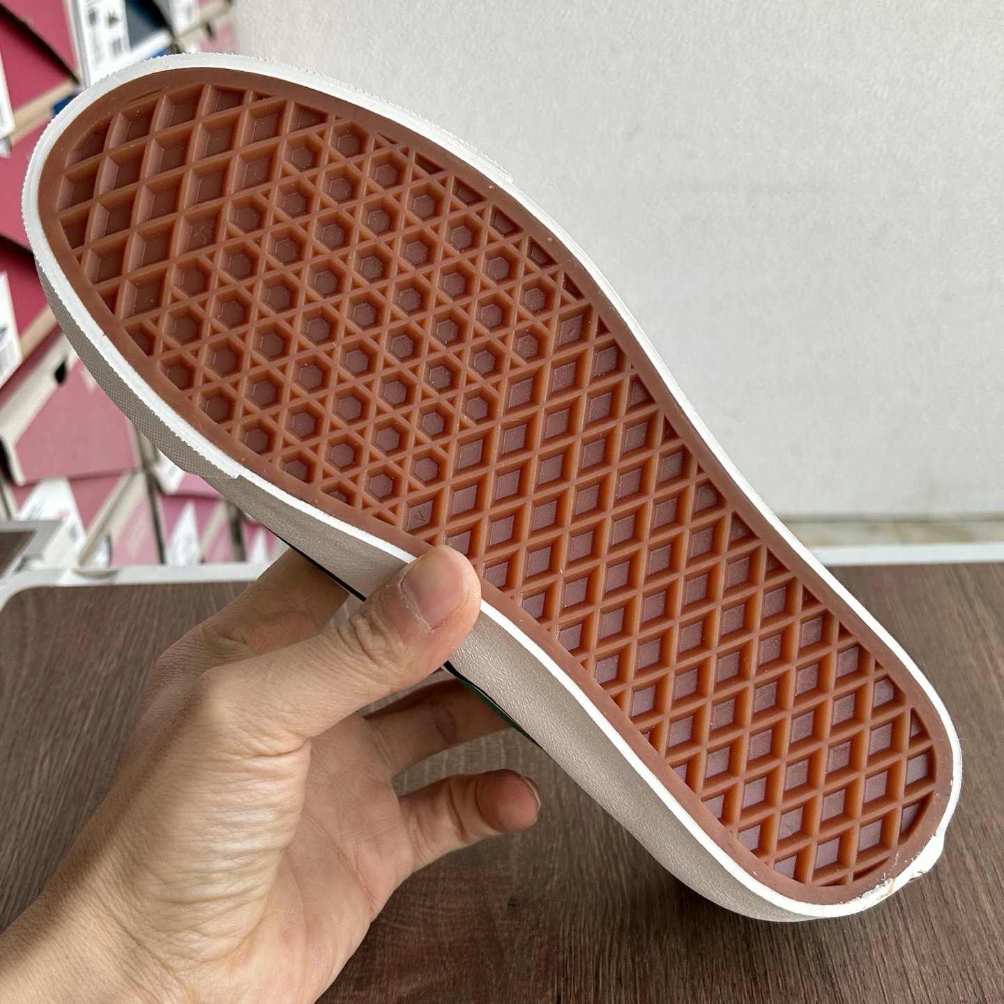 Low Top Canvas Skate Shoes Mist Green - Gallery Image 8 - Detailed View