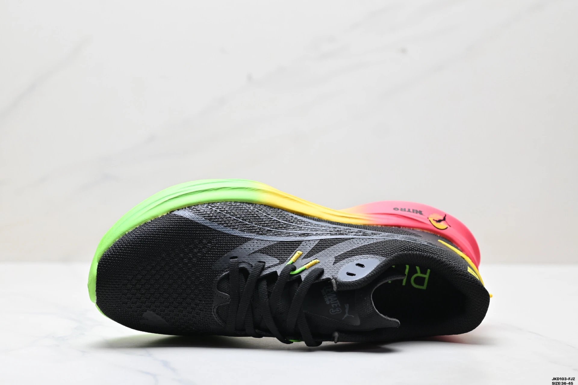 PUMA Deviate NITRO Sneakers Black - Gallery Image 2 - Detailed View