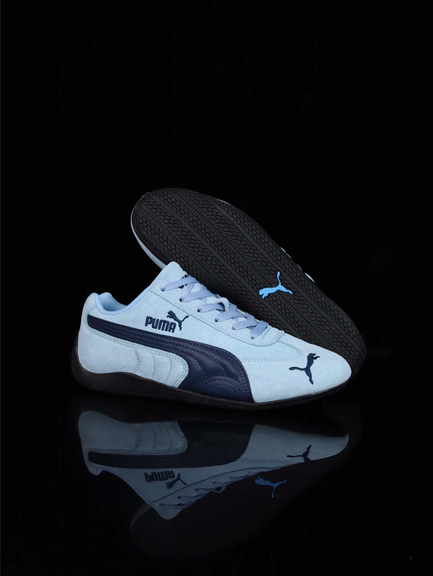 Puma Roma Motorsport Sneakers White Blue - High Quality Product Image - Cnfans