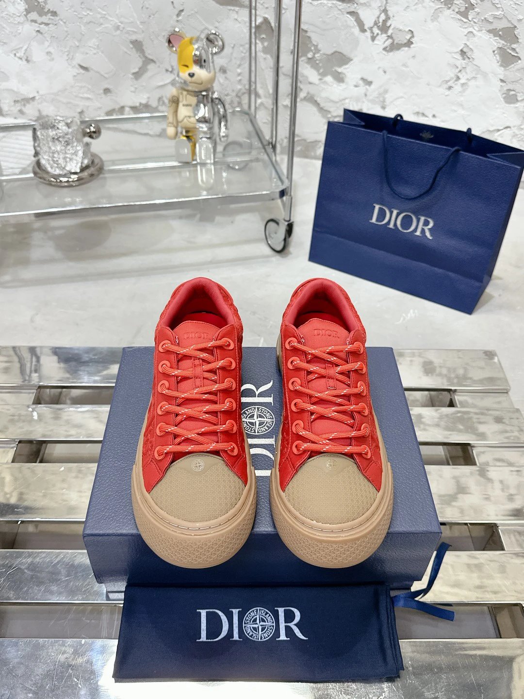 Canvas Sneakers Casual Modern Rust - Gallery Image 9 - Detailed View