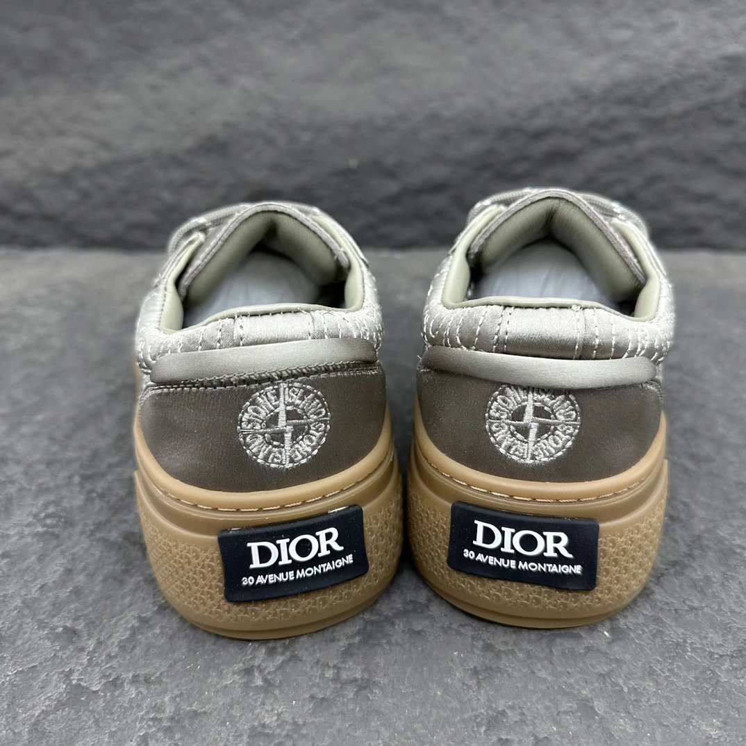 Cotton Sneakers Oblique Dove - Gallery Image 8 - Detailed View