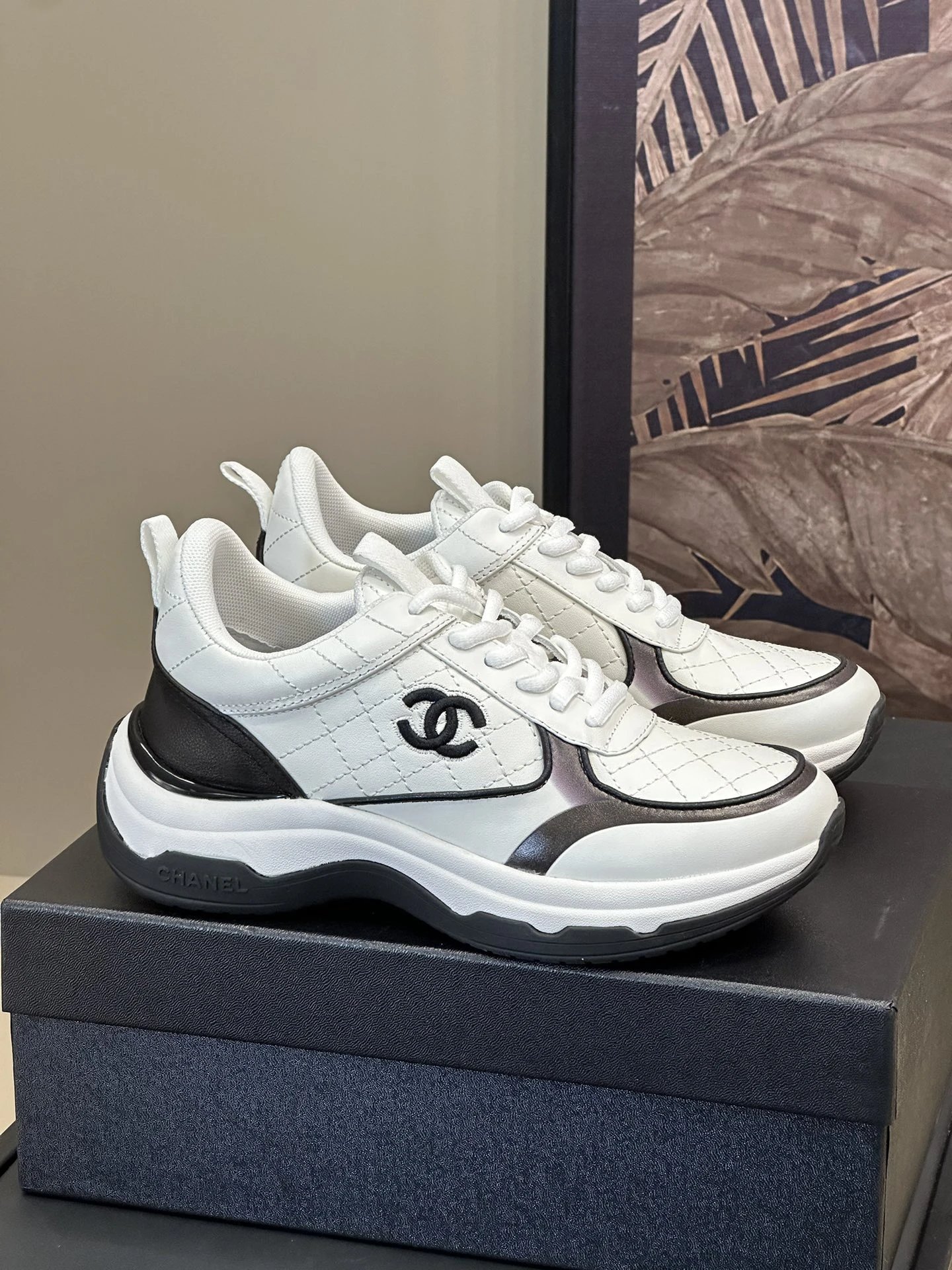 Chanel SS25 Sneakers White - Gallery Image 1 - Detailed View