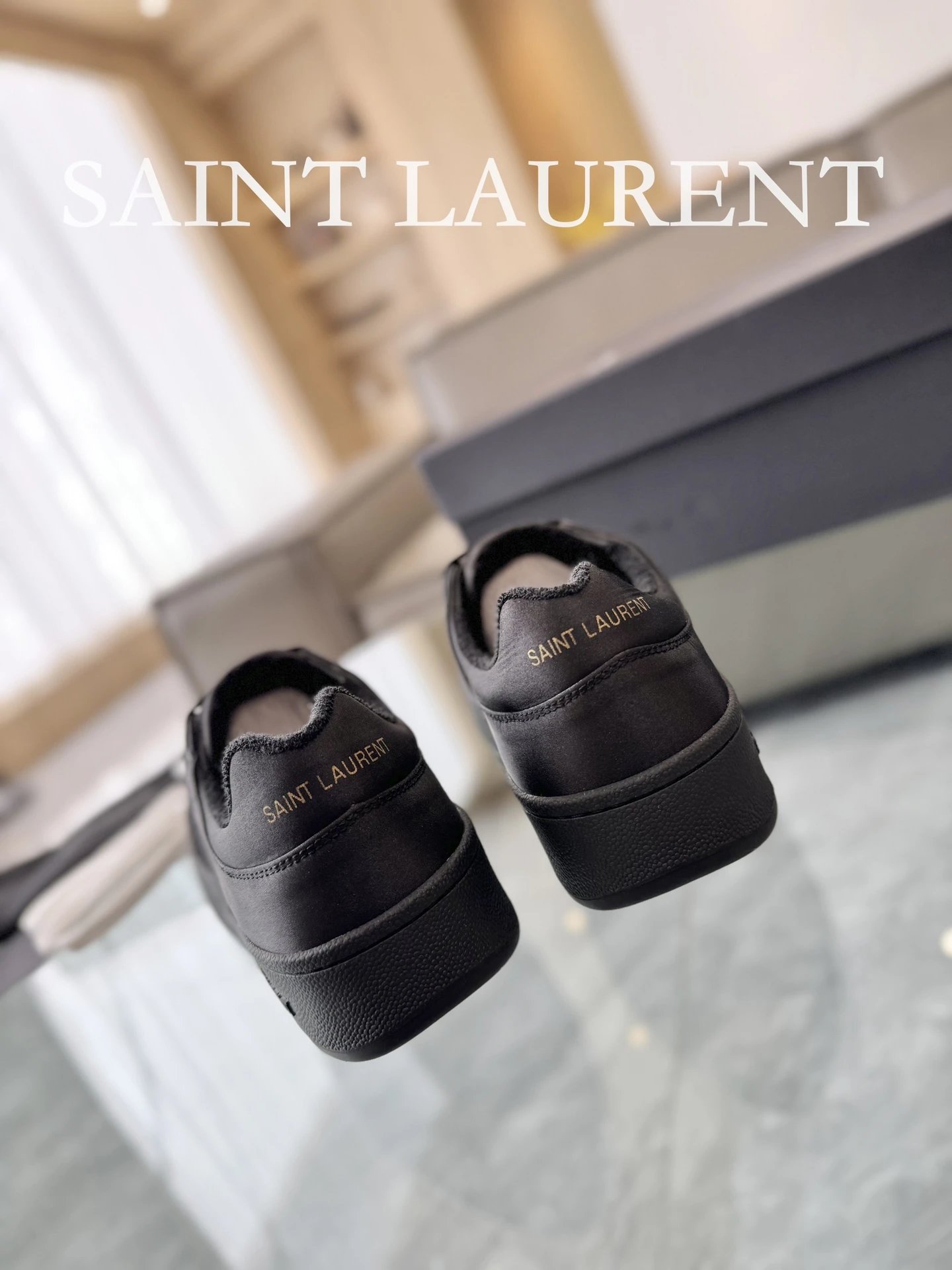 Saint Laurent Sneakers Black - Gallery Image 7 - Detailed View