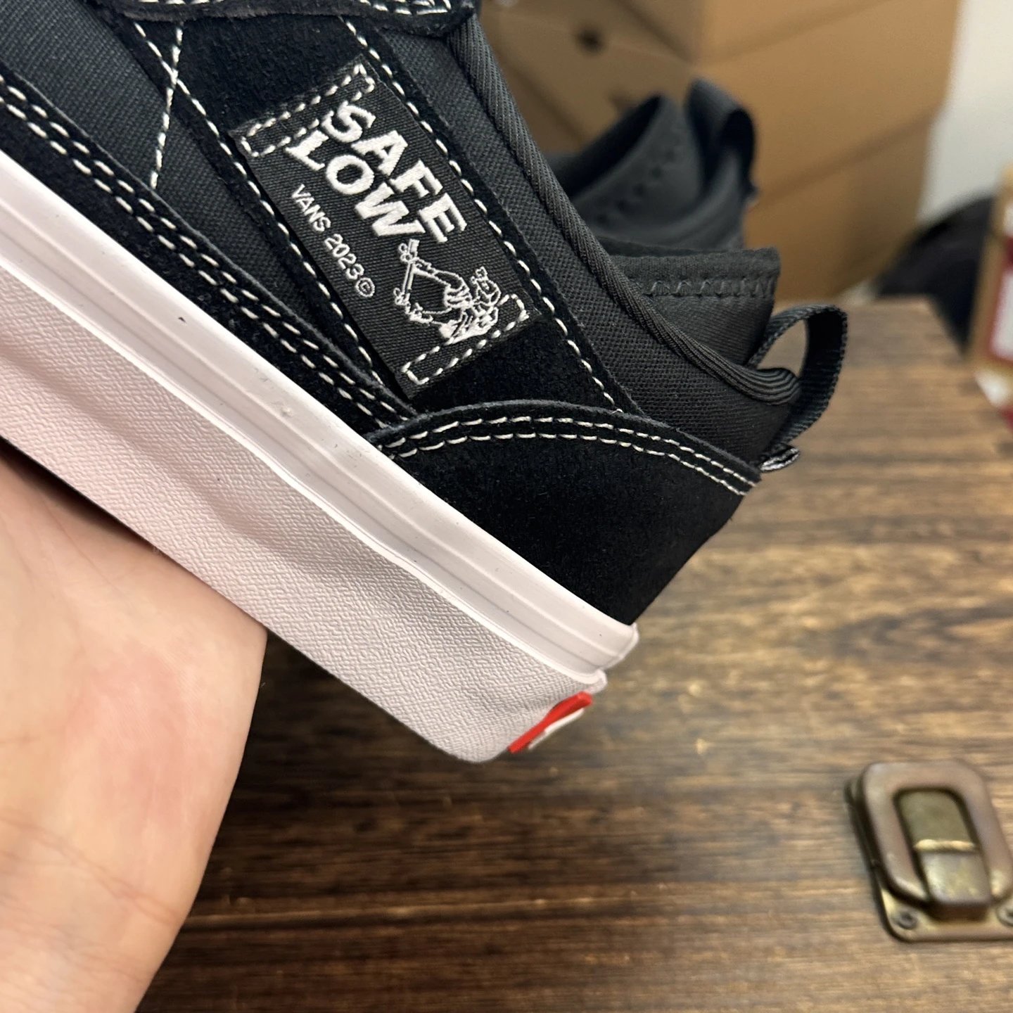 Half Cab Low Skate Shoes Onyx Black - Gallery Image 5 - Detailed View