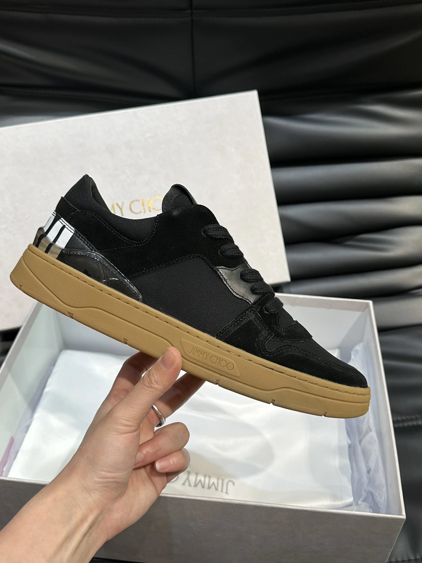 Jimmy Choo Diamond Light Sneakers Multicolor - Gallery Image 5 - Detailed View