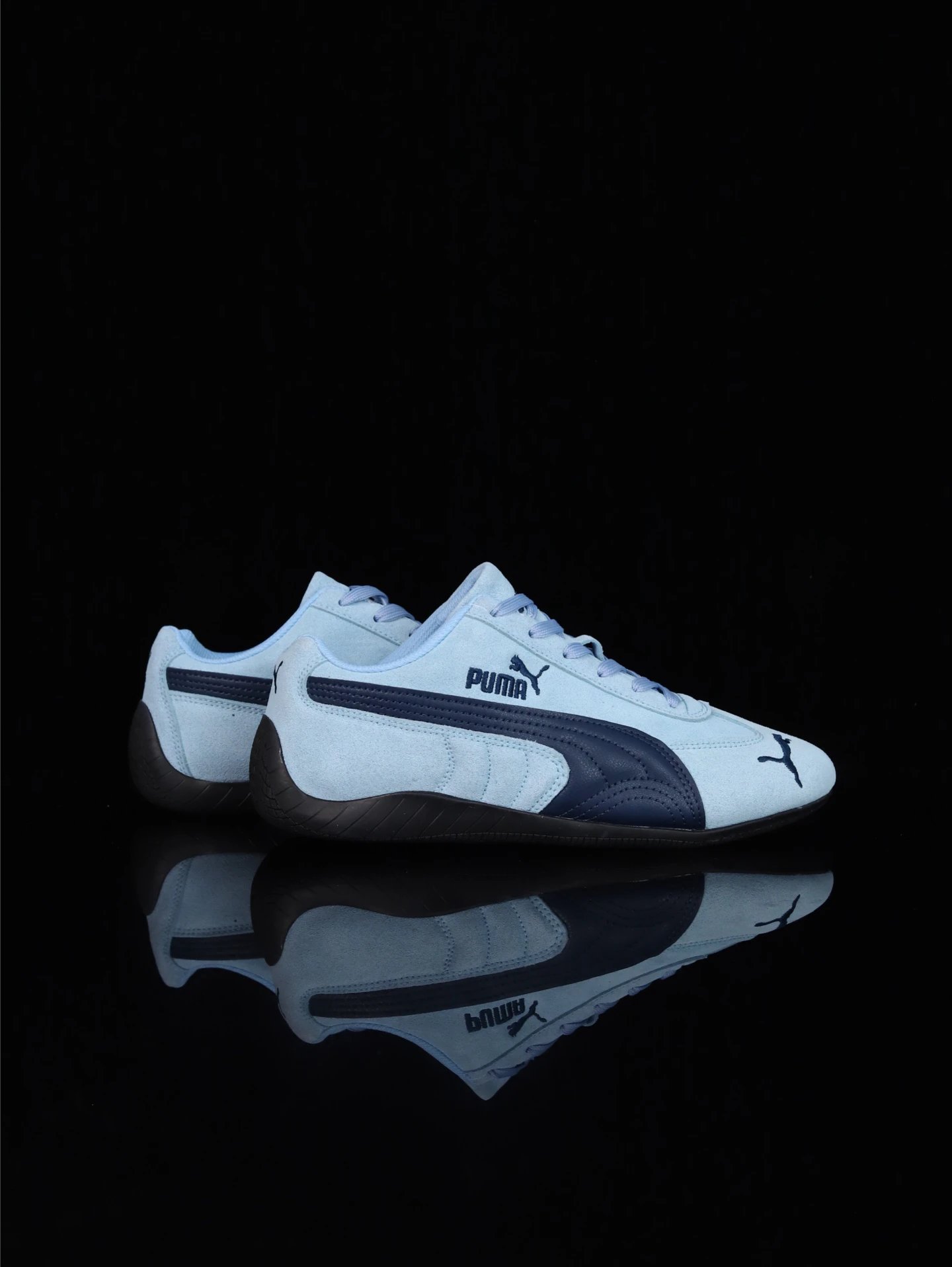 Puma Roma Motorsport Sneakers White Blue - Gallery Image 2 - Detailed View