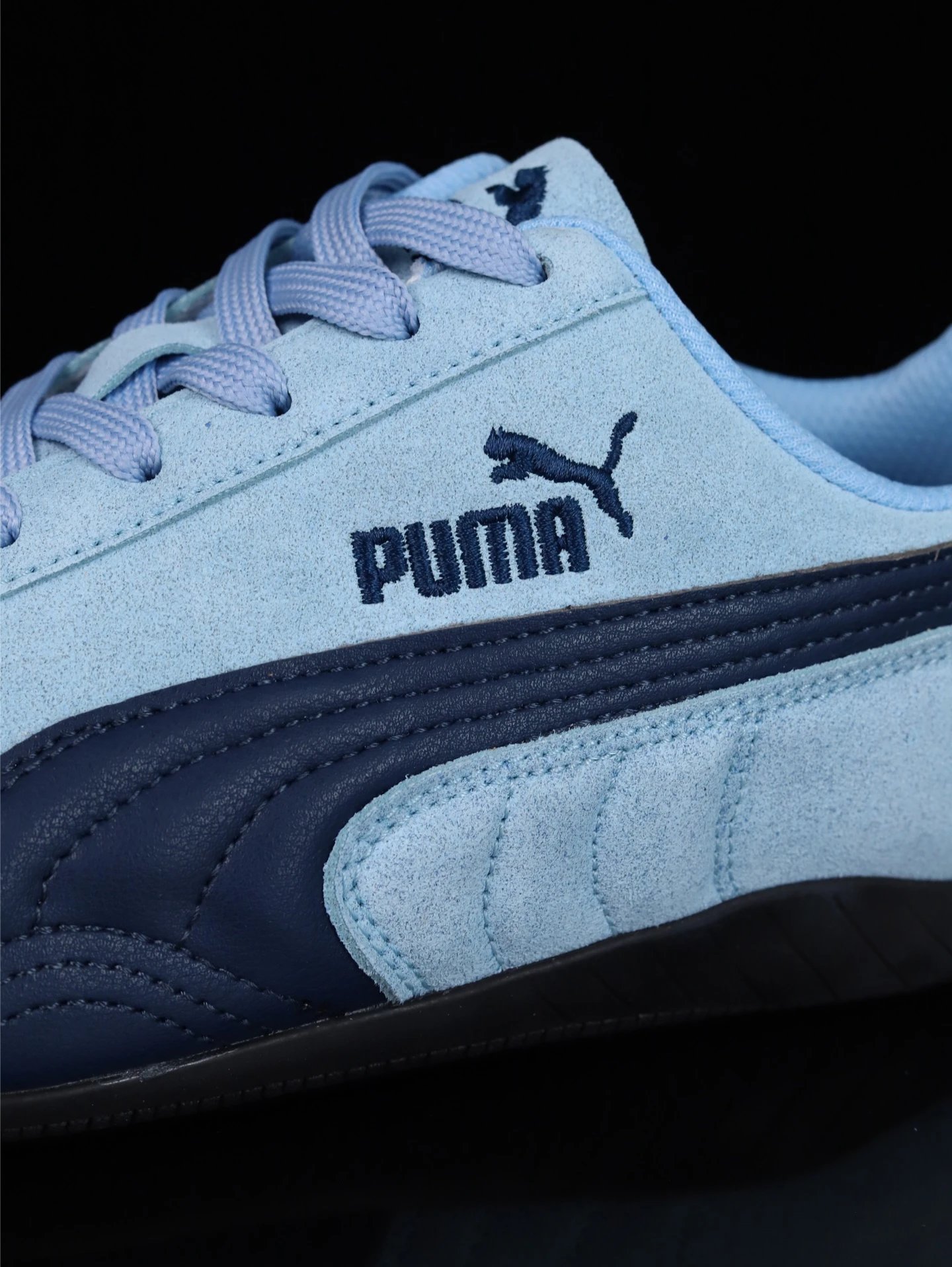 Puma Roma Motorsport Sneakers White Blue - Gallery Image 8 - Detailed View