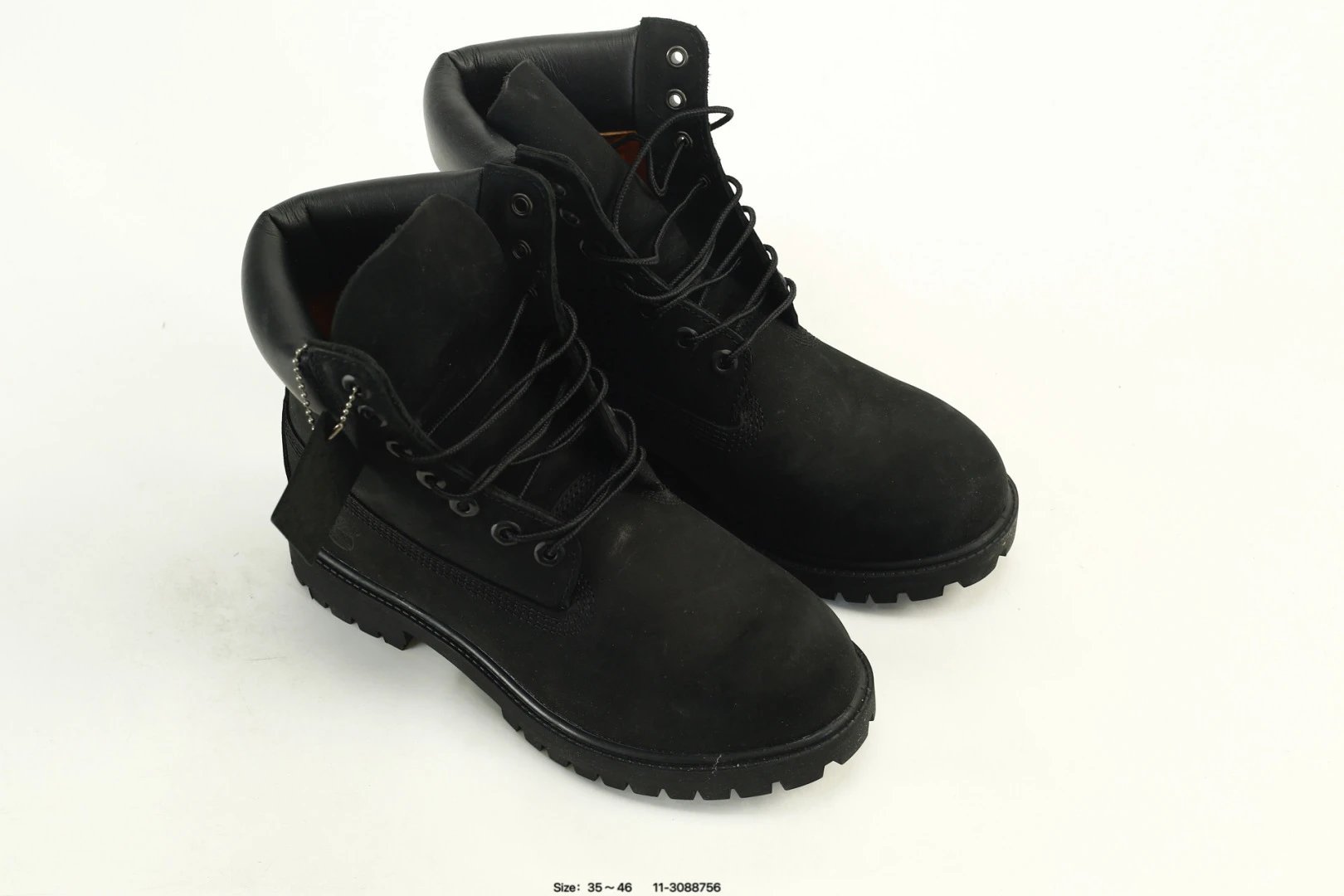 Outdoor High Boots Leather Black - Gallery Image 9 - Detailed View