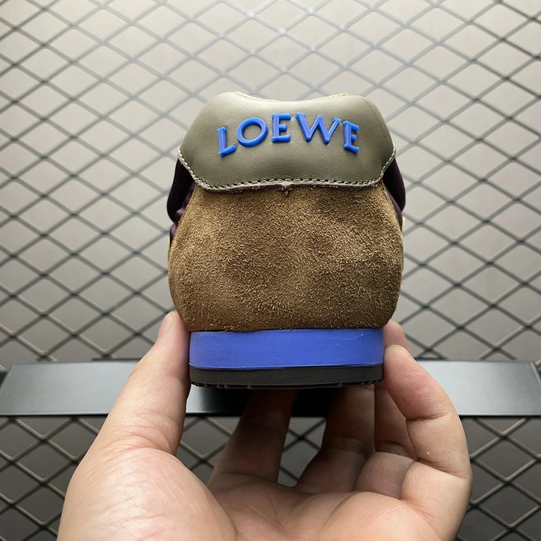 Loewe Ballet Runner Sneakers Brown - Gallery Image 2 - Detailed View