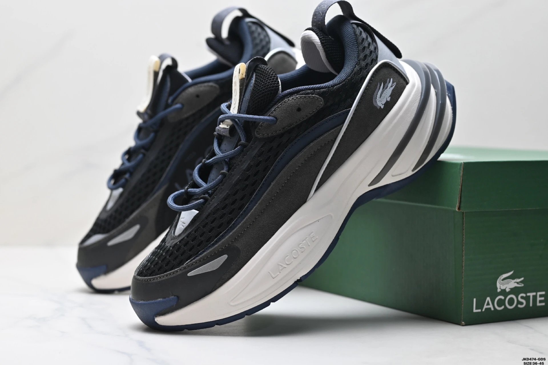 Lacoste Odyssa Sneakers Red - Gallery Image 5 - Detailed View