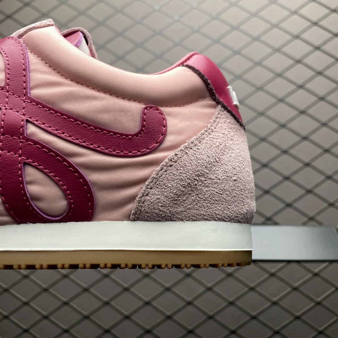 Loewe Ballet Runner Sneakers Pink Red - Gallery Image 4 - Detailed View