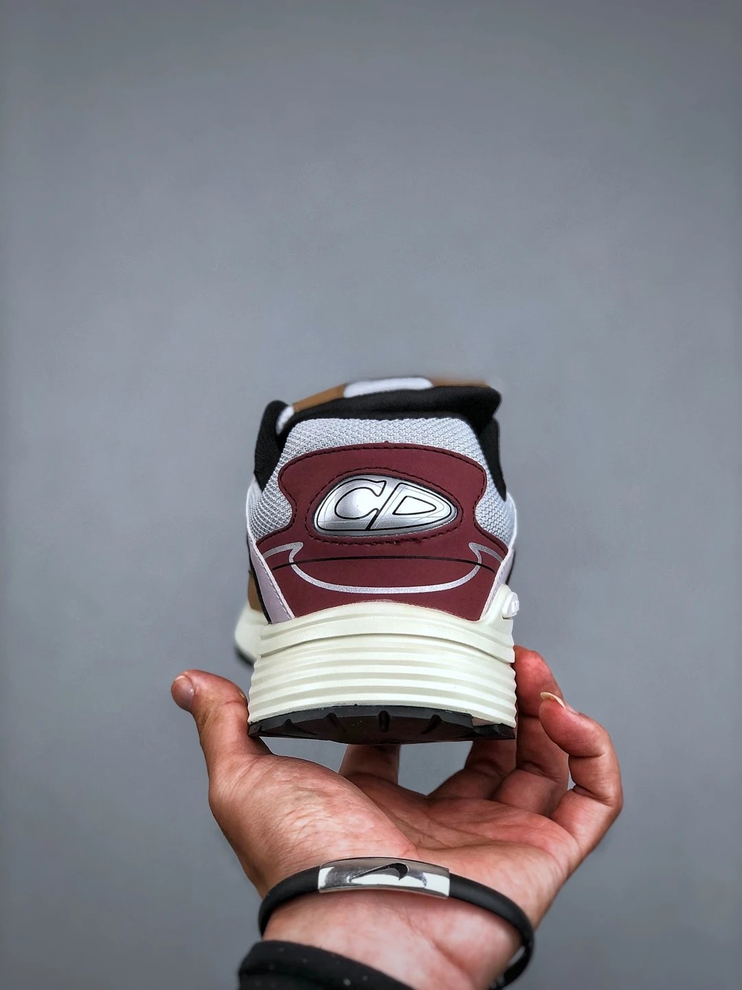Dad Sneakers, Mesh, Taupe - Gallery Image 7 - Detailed View