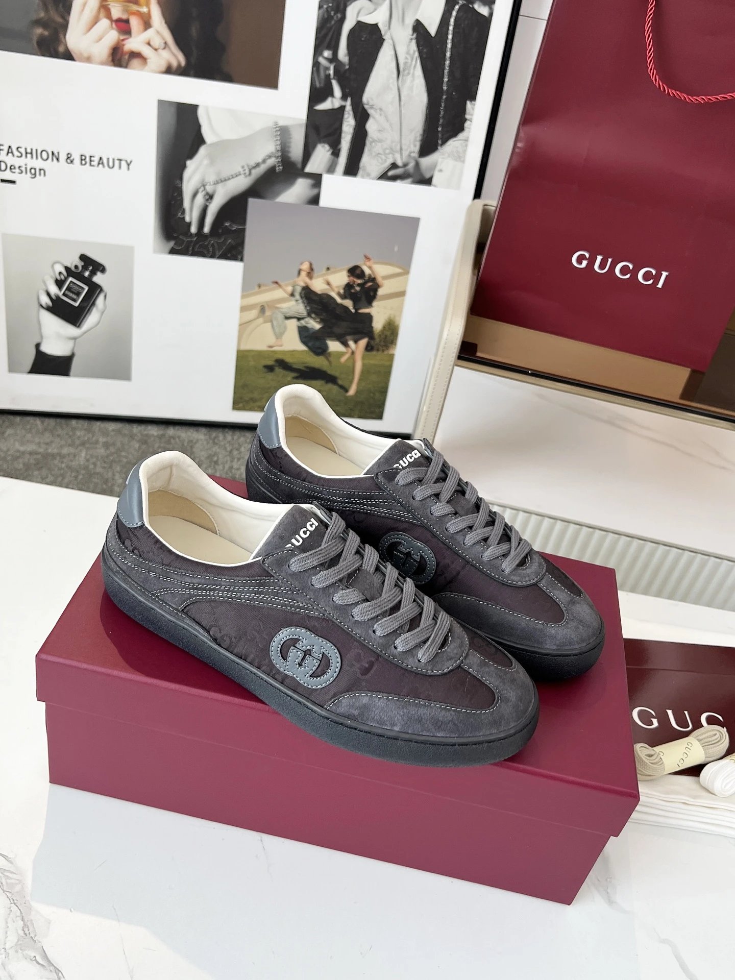 Gucci 3D GG Trainer Gray