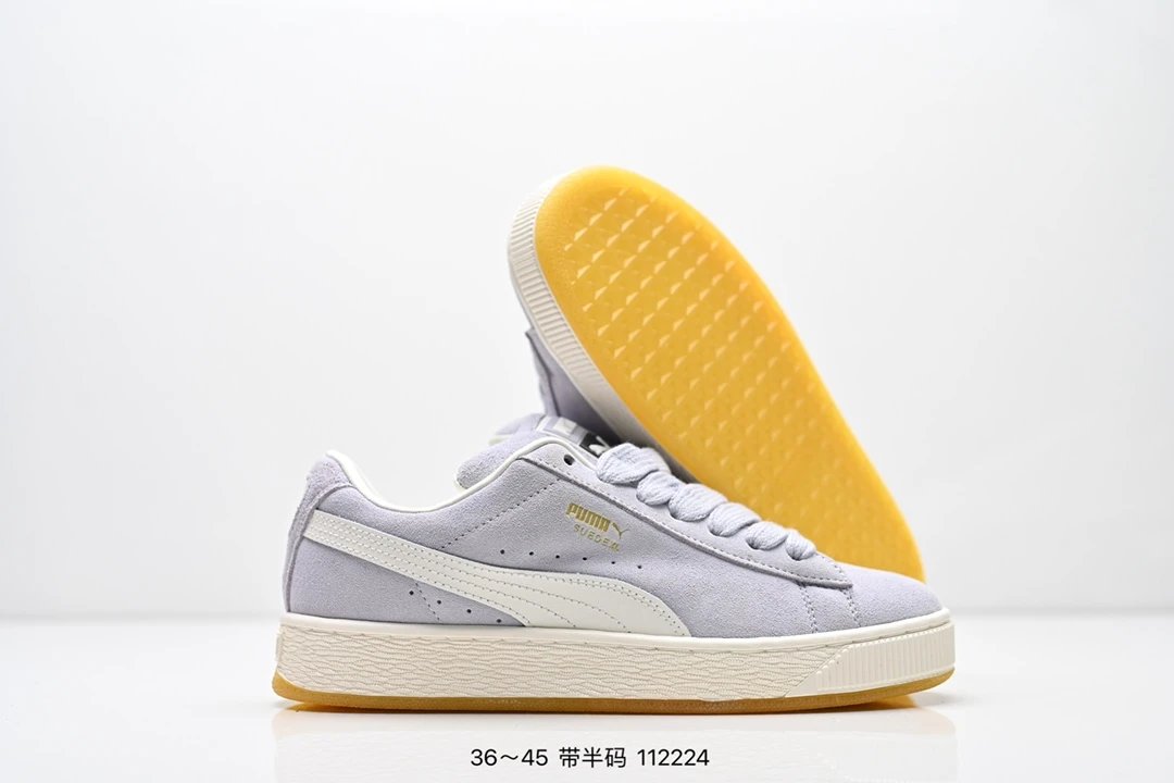 PUMA Suede Sneakers Beige White - Gallery Image 5 - Detailed View