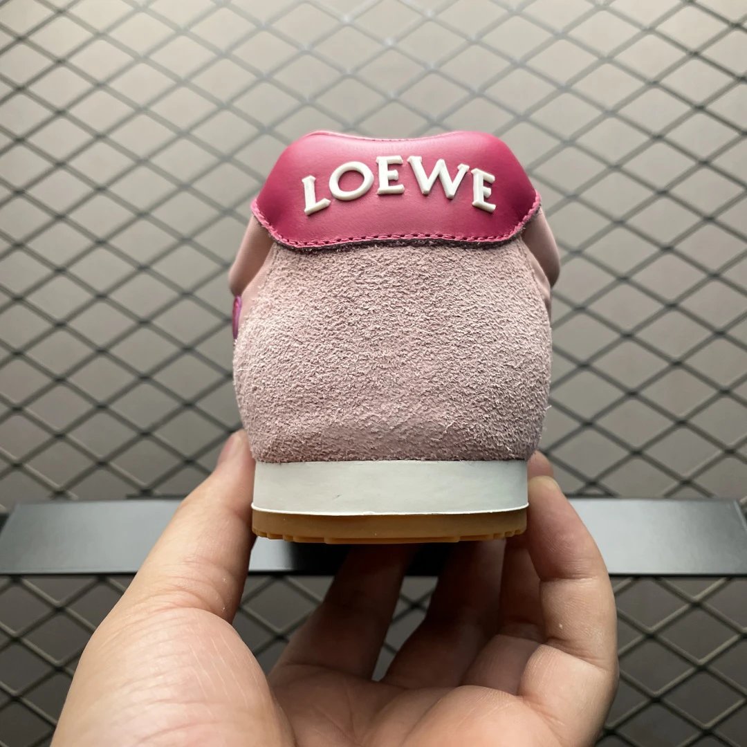 Loewe Ballet Runner Sneakers Pink Red - Gallery Image 2 - Detailed View