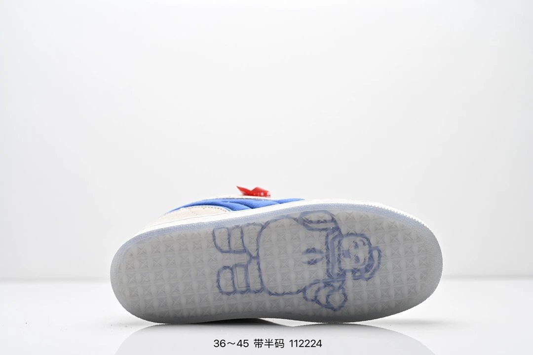 PUMA Suede Sneakers Beige Blue - Gallery Image 6 - Detailed View