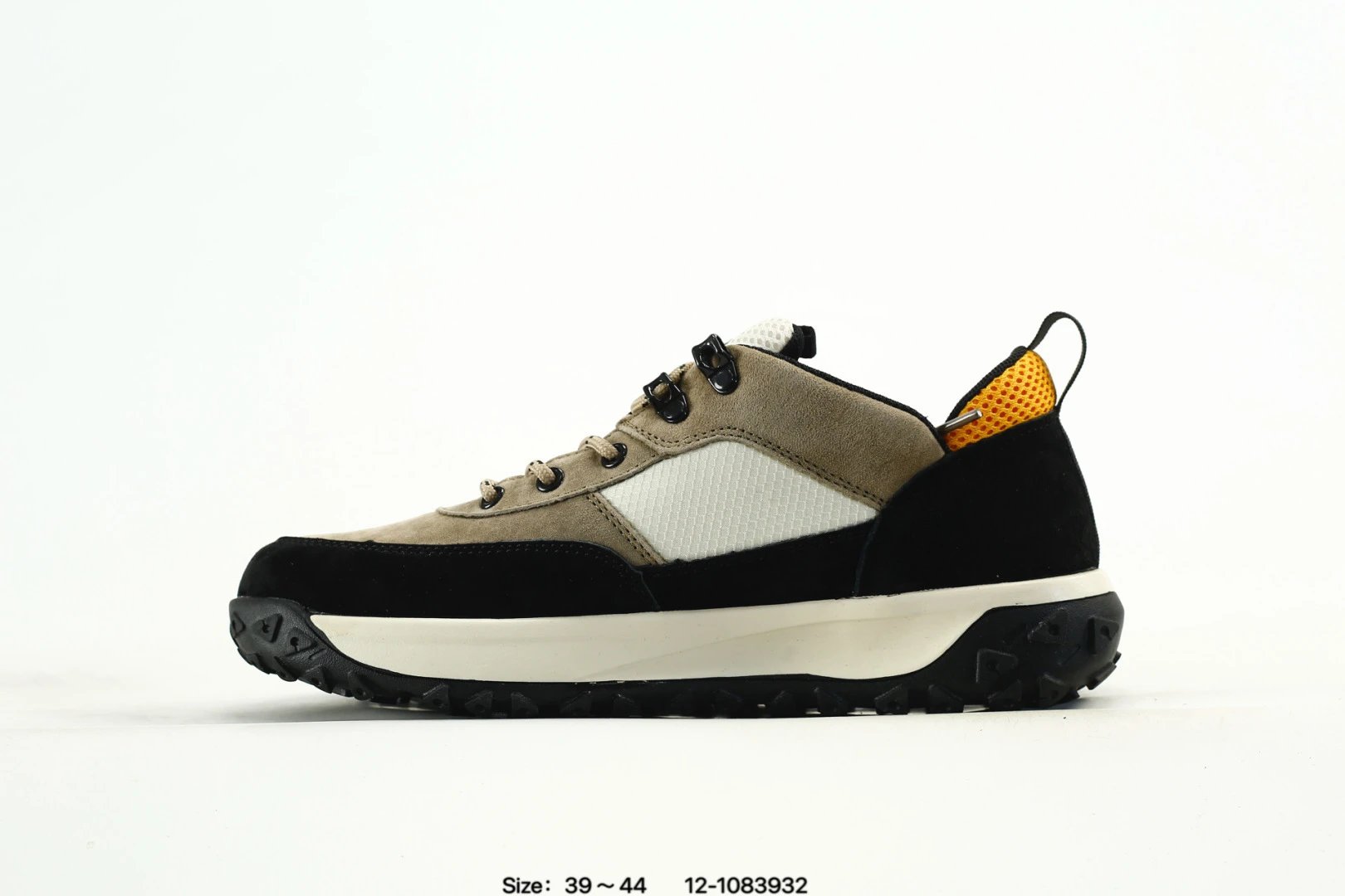 Outdoor Waterproof Hiking Shoes Beige Black - Gallery Image 3 - Detailed View