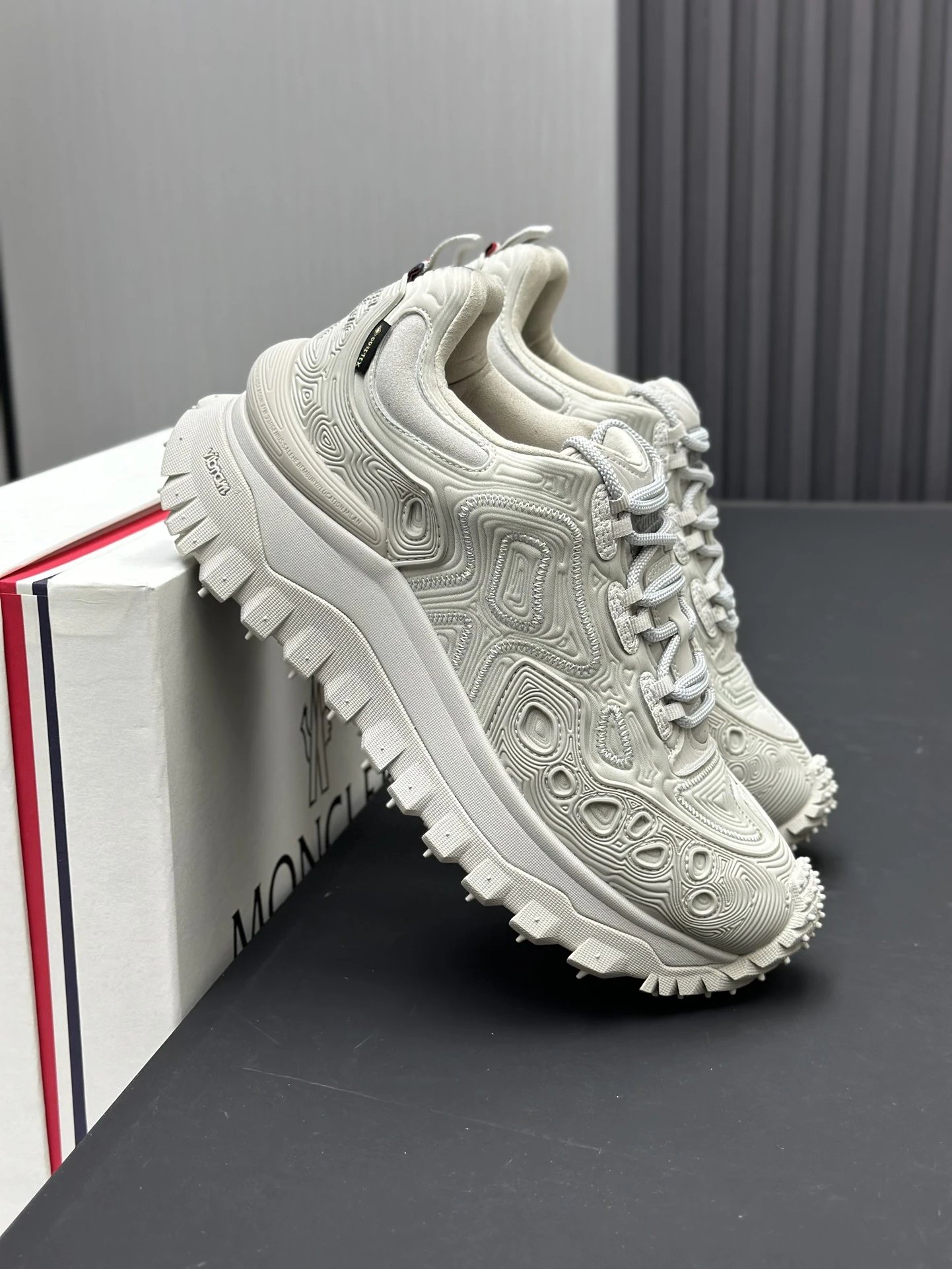 Moncler Trailgrip GTX Hiking Shoes White - Gallery Image 5 - Detailed View