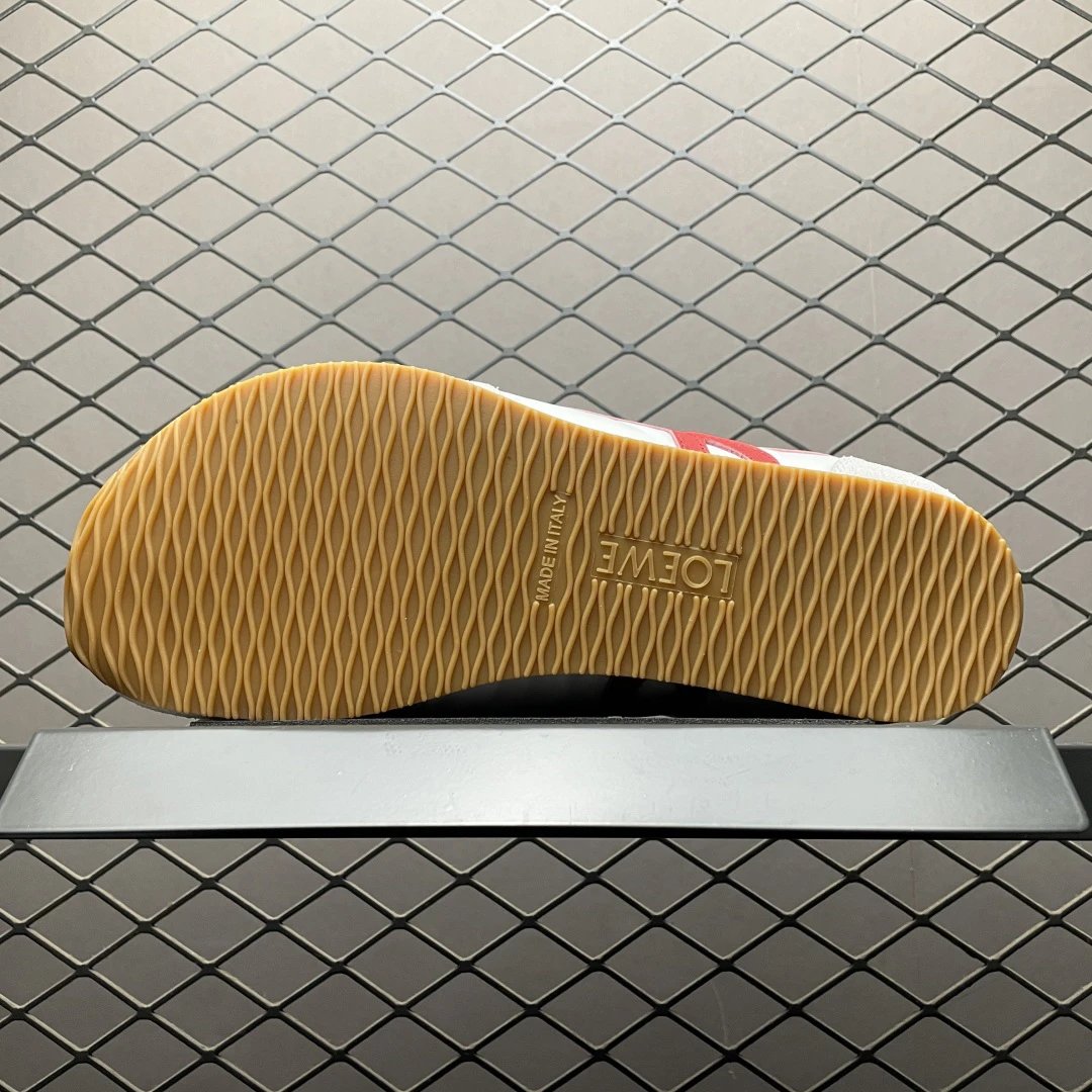 Loewe Ballet Runner Sneaker White Red - Gallery Image 5 - Detailed View