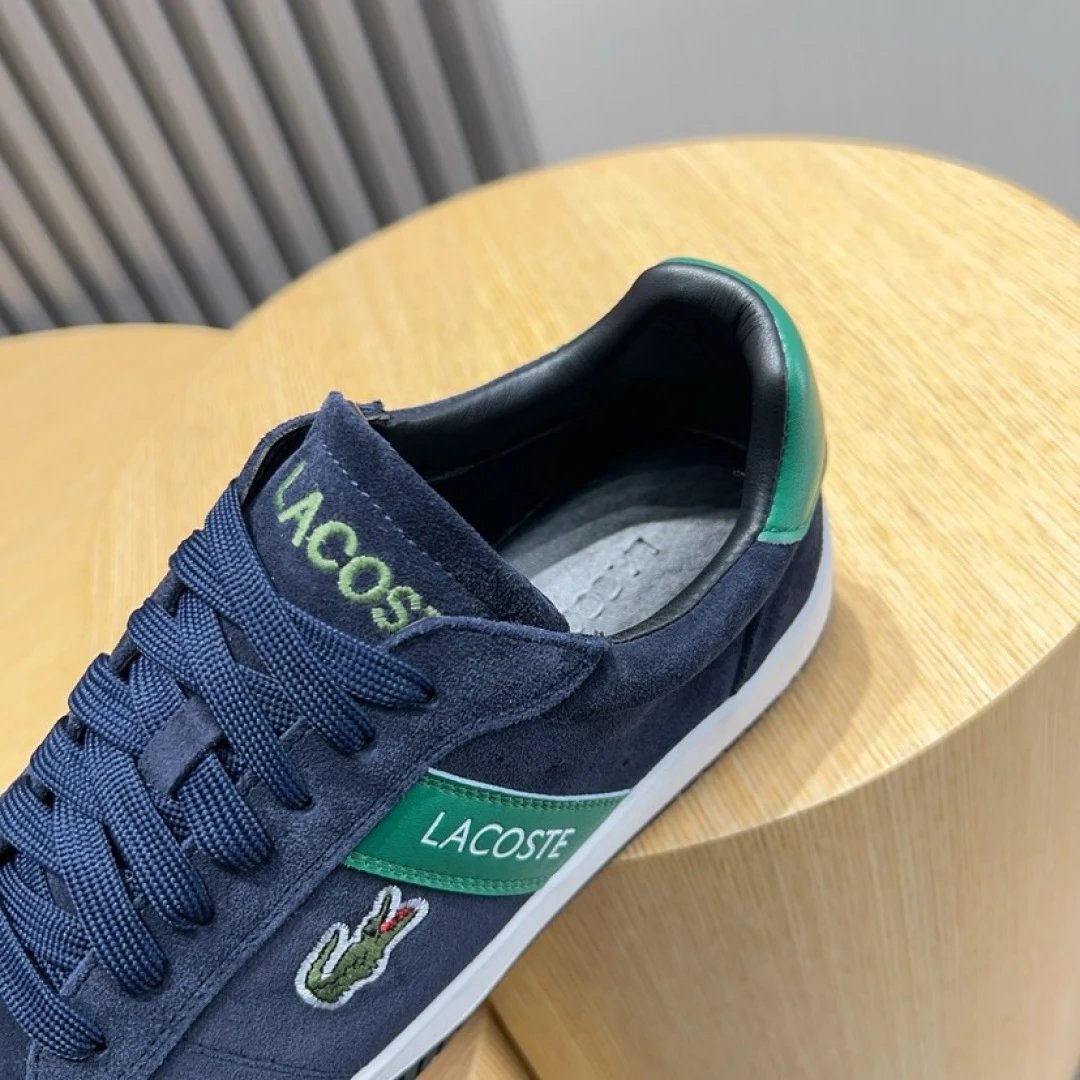 Lacoste Classic Blue Sneakers - Gallery Image 5 - Detailed View