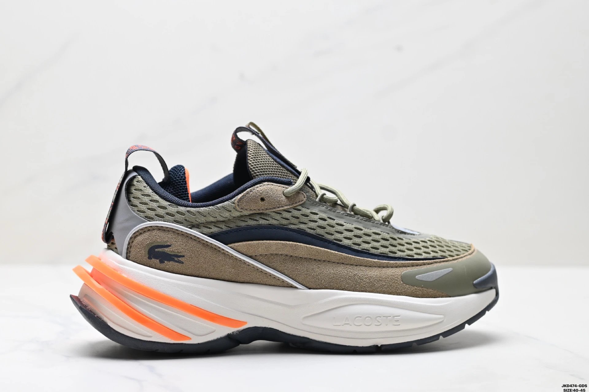 Lacoste Odyssa Sneakers Red - Gallery Image 7 - Detailed View