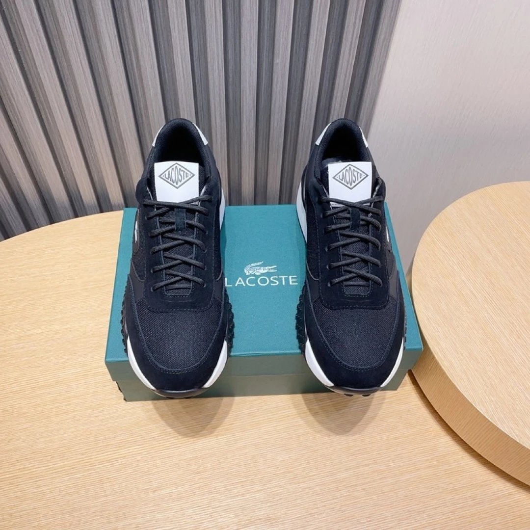 Lacoste Original Classic Sneakers Black - Gallery Image 3 - Detailed View