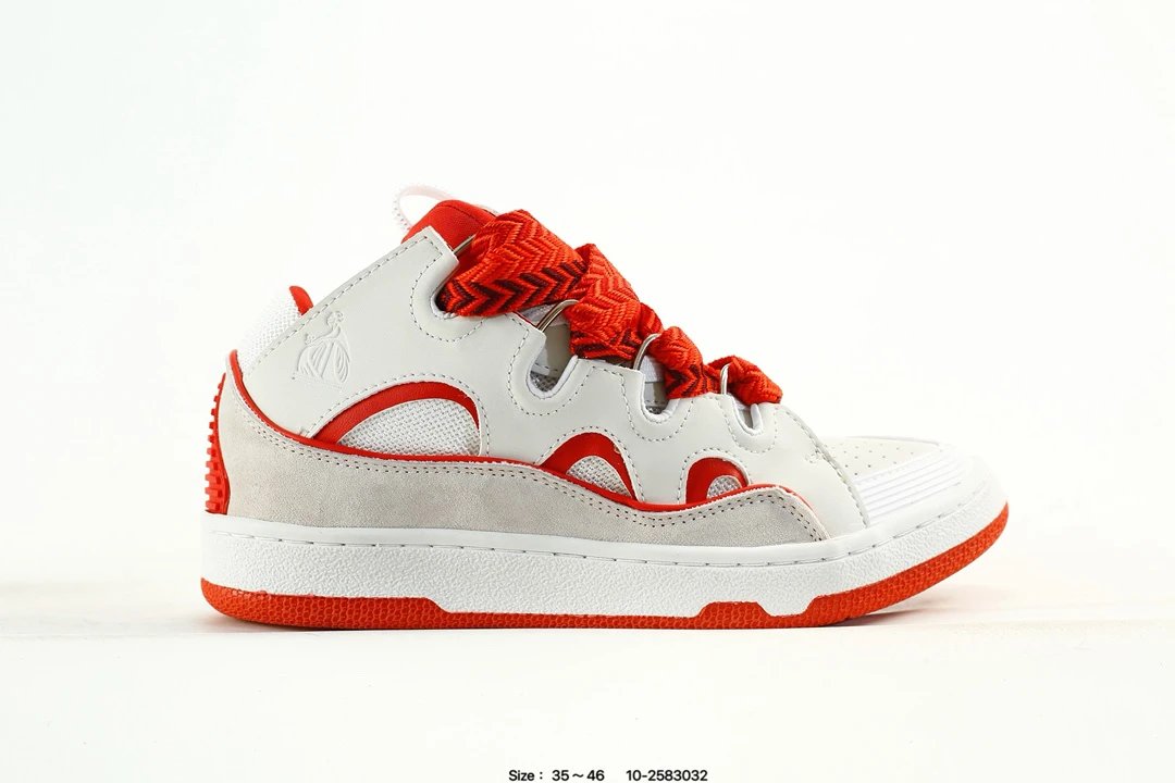 Lanvin Curb Leather Sneakers Multicolor - High Quality Product Image - Cnfans