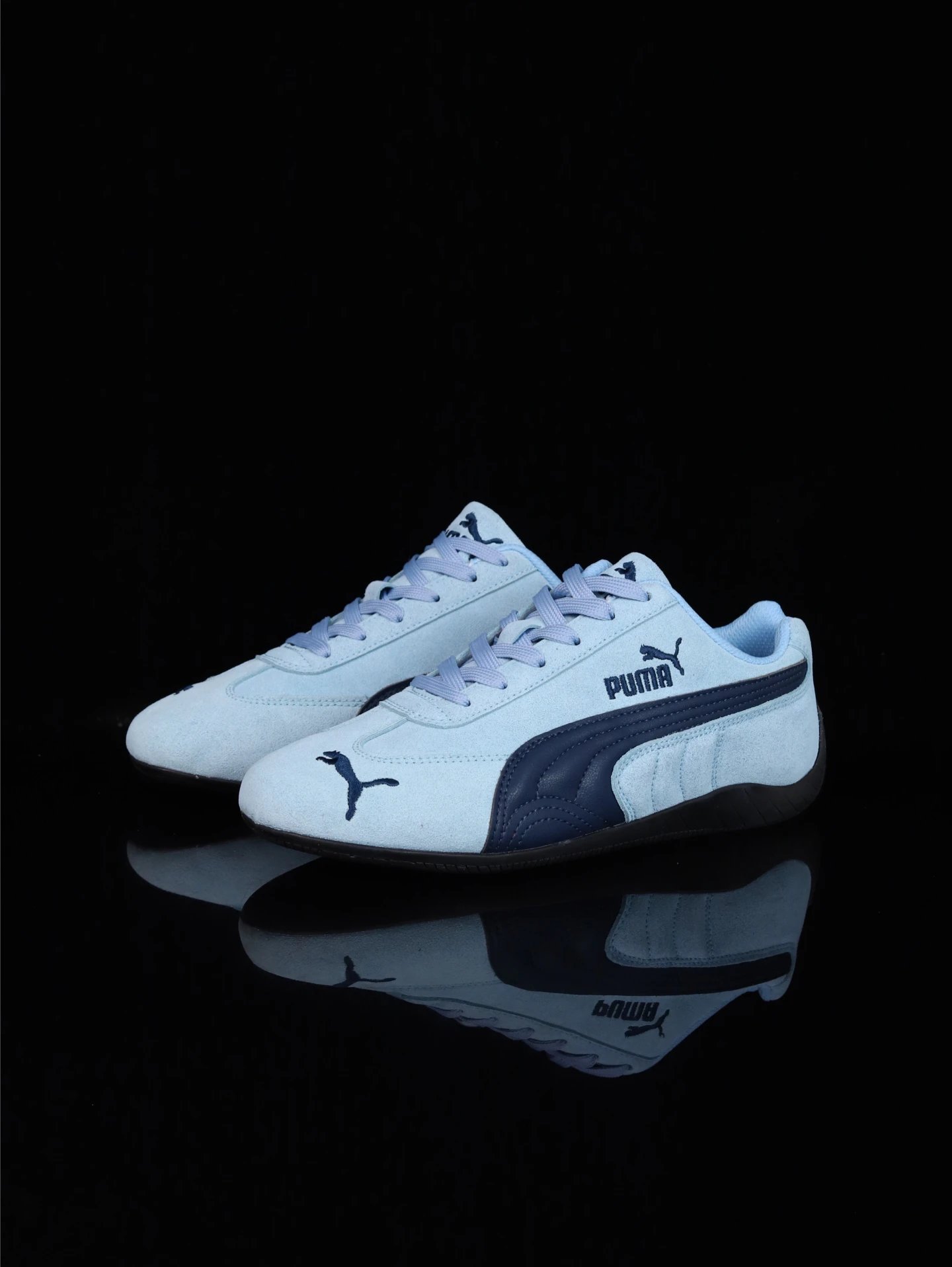 Puma Roma Motorsport Sneakers White Blue - Gallery Image 3 - Detailed View