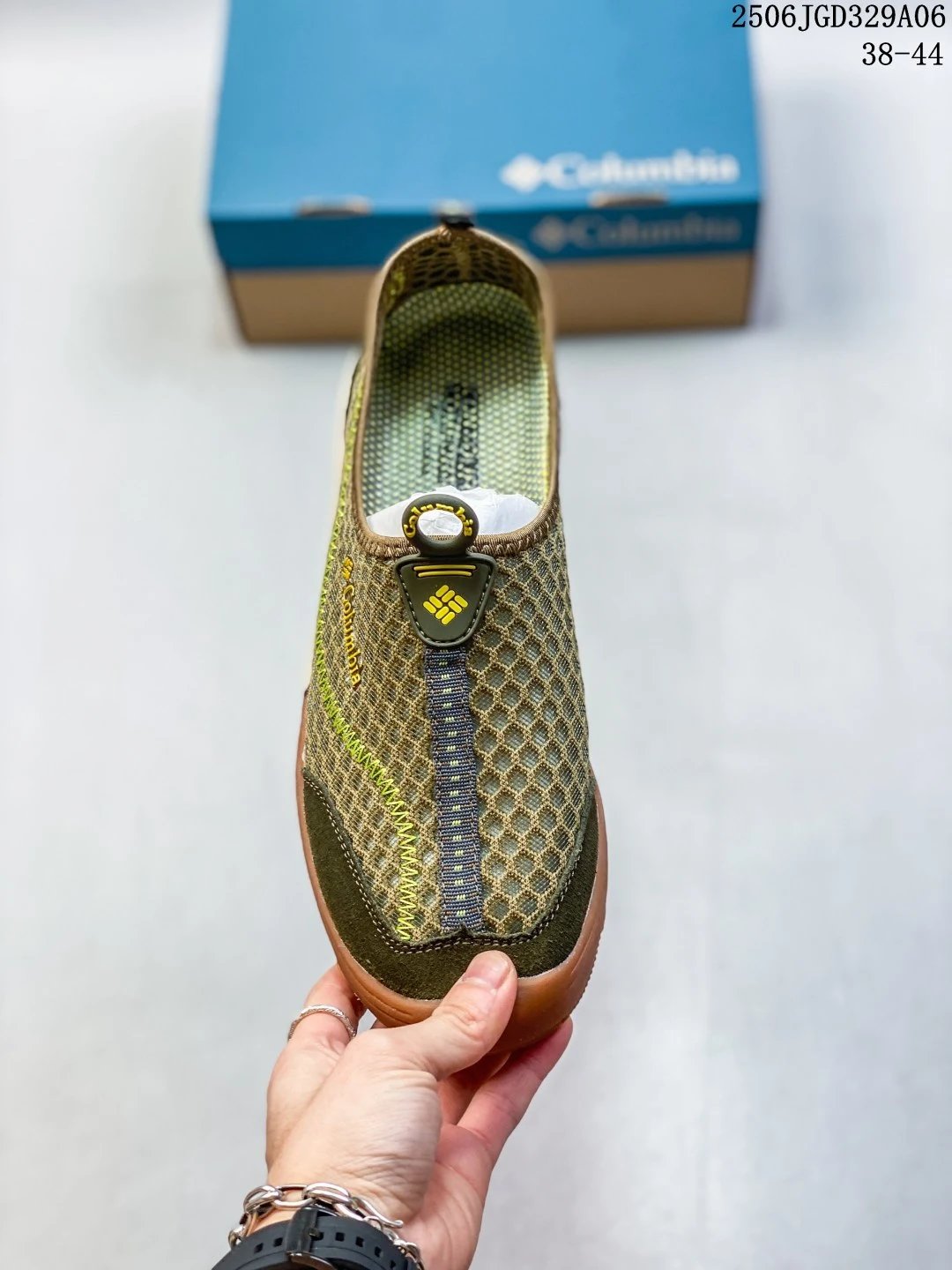 Drainmaker Mesh Hiking Slip-On Olive - Gallery Image 2 - Detailed View