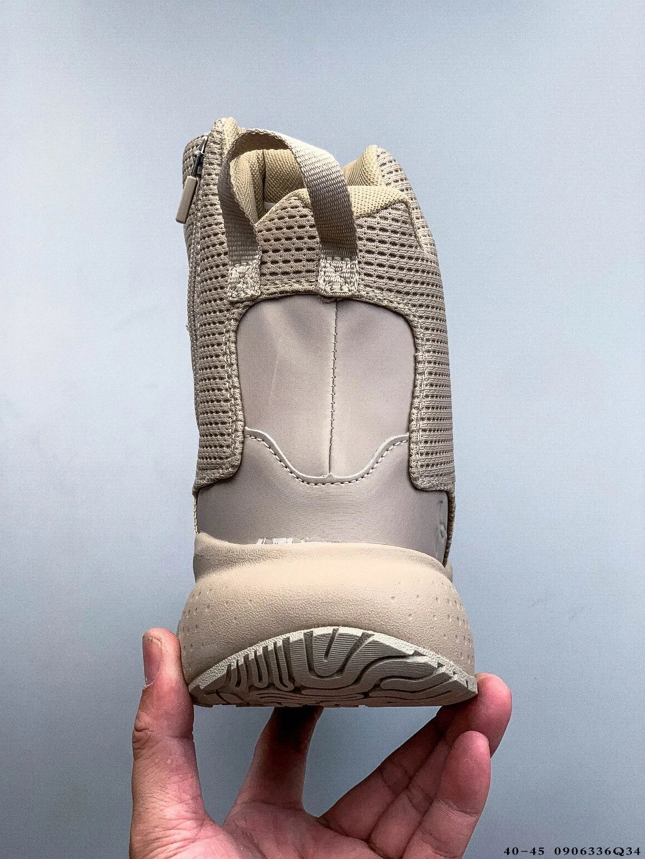 Tactical Mid Hiking Boots Mesh Desert Sand - Gallery Image 6 - Detailed View