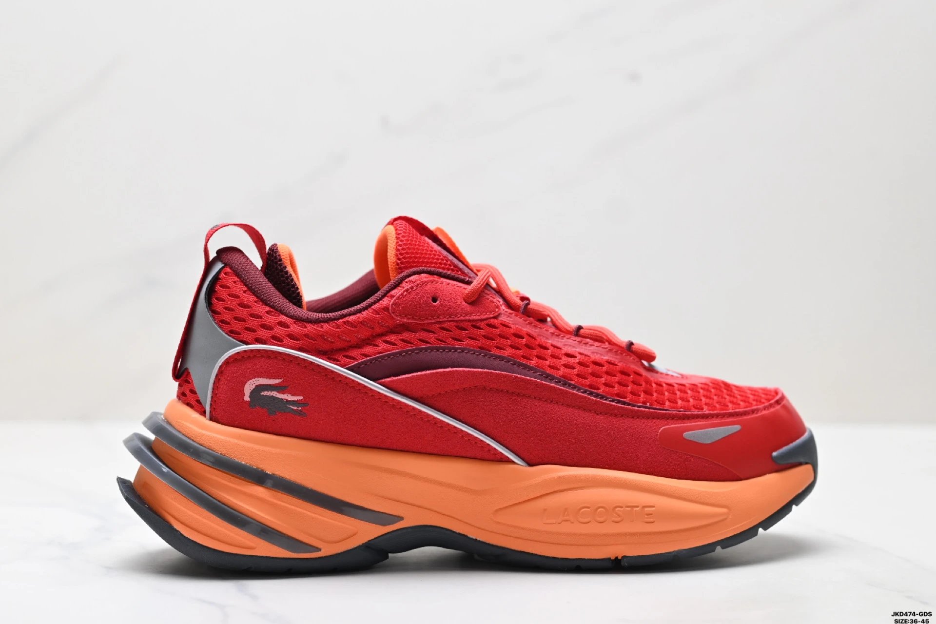 Lacoste Odyssa Sneakers Red - High Quality Product Image - Cnfans