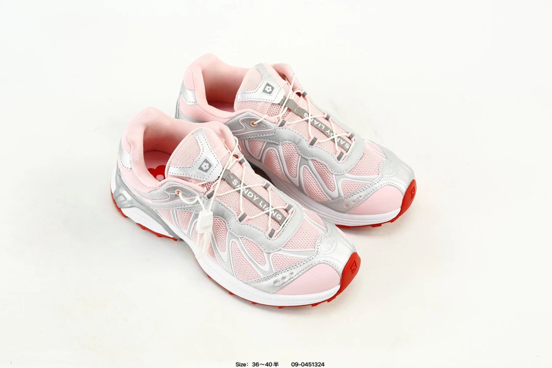Salomon XT-WHISPER Sneakers Pink Silver - Gallery Image 8 - Detailed View
