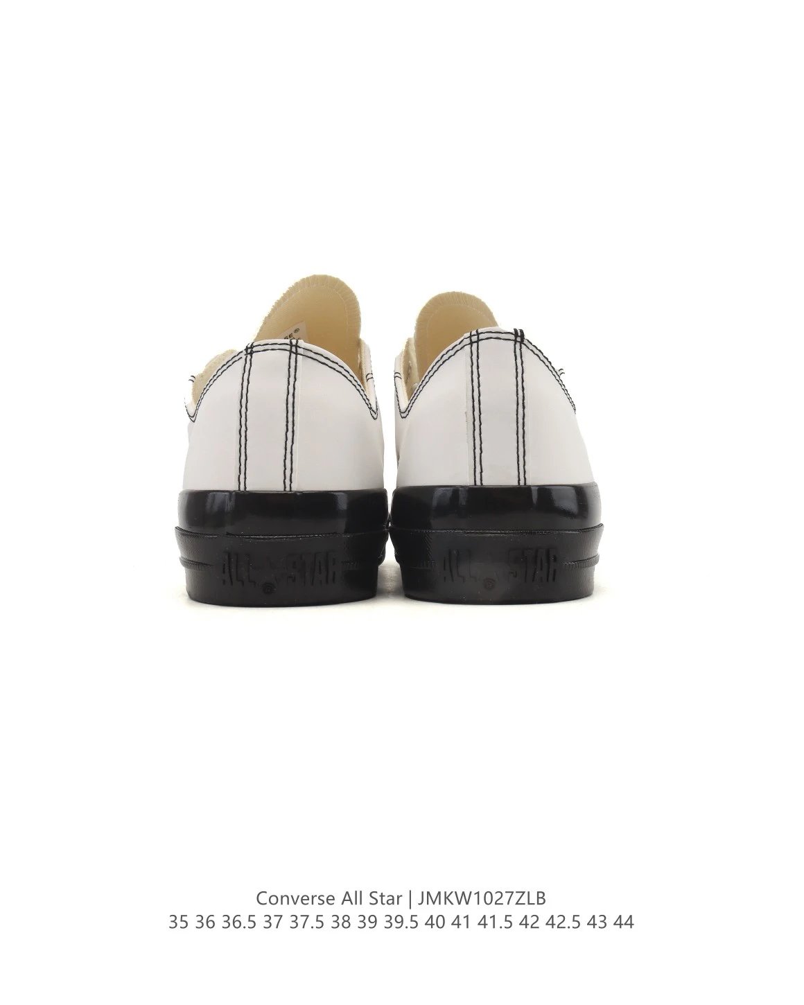 Vintage Leather Low Top Sneakers Ebony Ivory - Gallery Image 5 - Detailed View