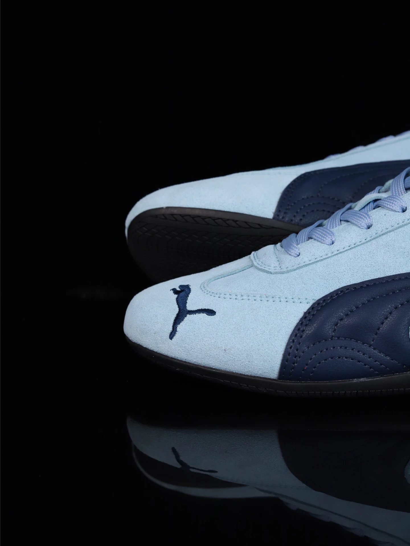 Puma Roma Motorsport Sneakers White Blue - Gallery Image 7 - Detailed View