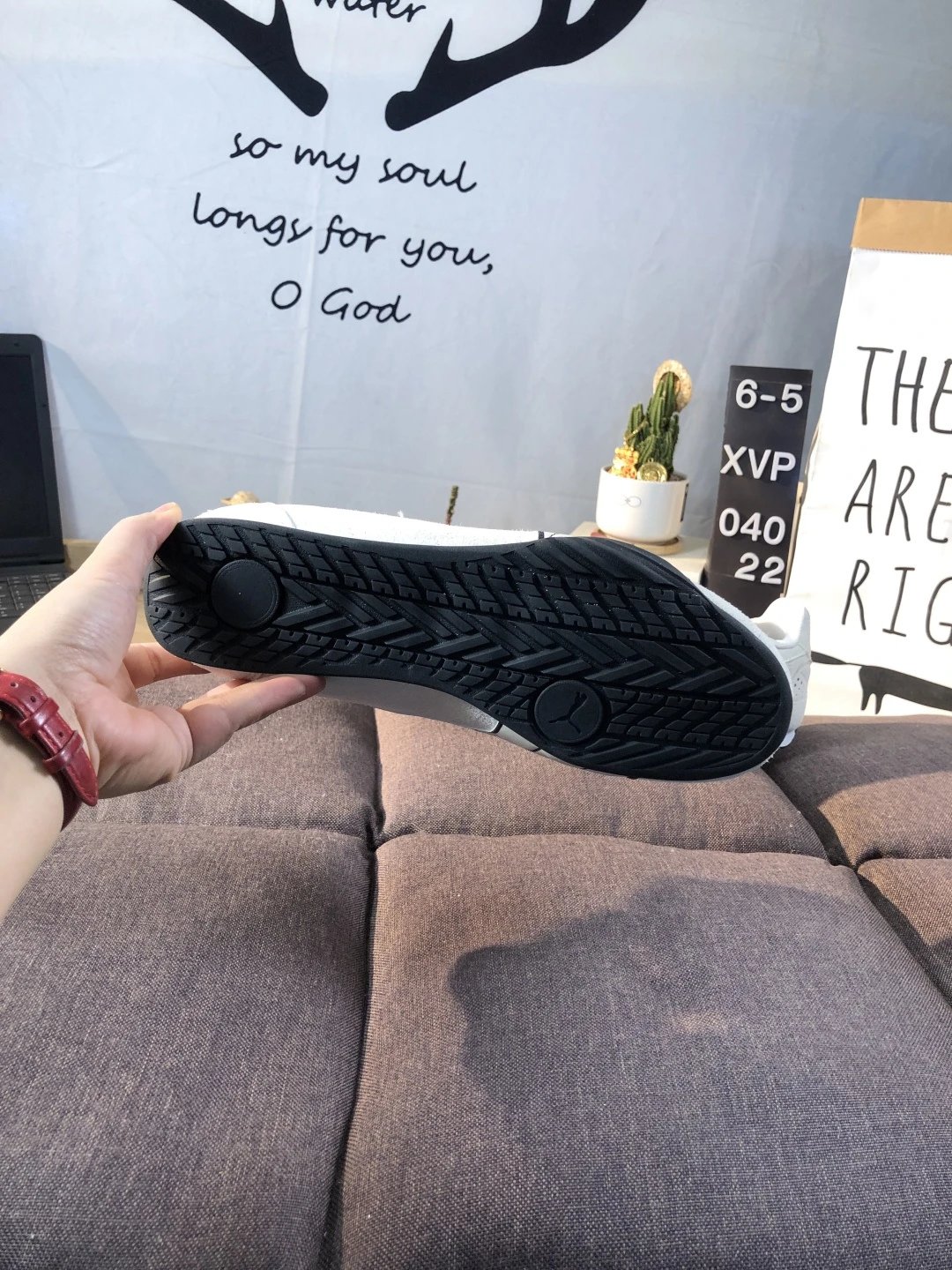 Puma Racing Sneakers White Black - Gallery Image 9 - Detailed View